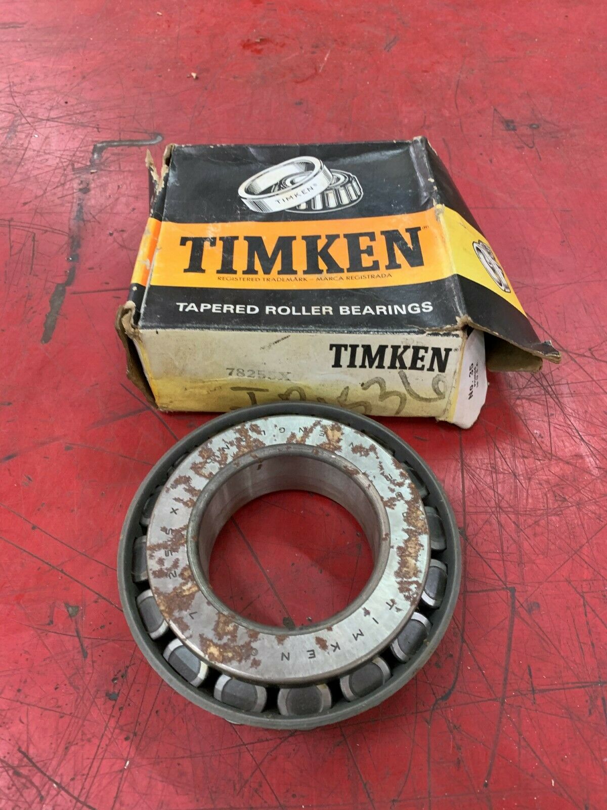 NEW TIMKEN TAPERED ROLLER CONE BEARING 78255X