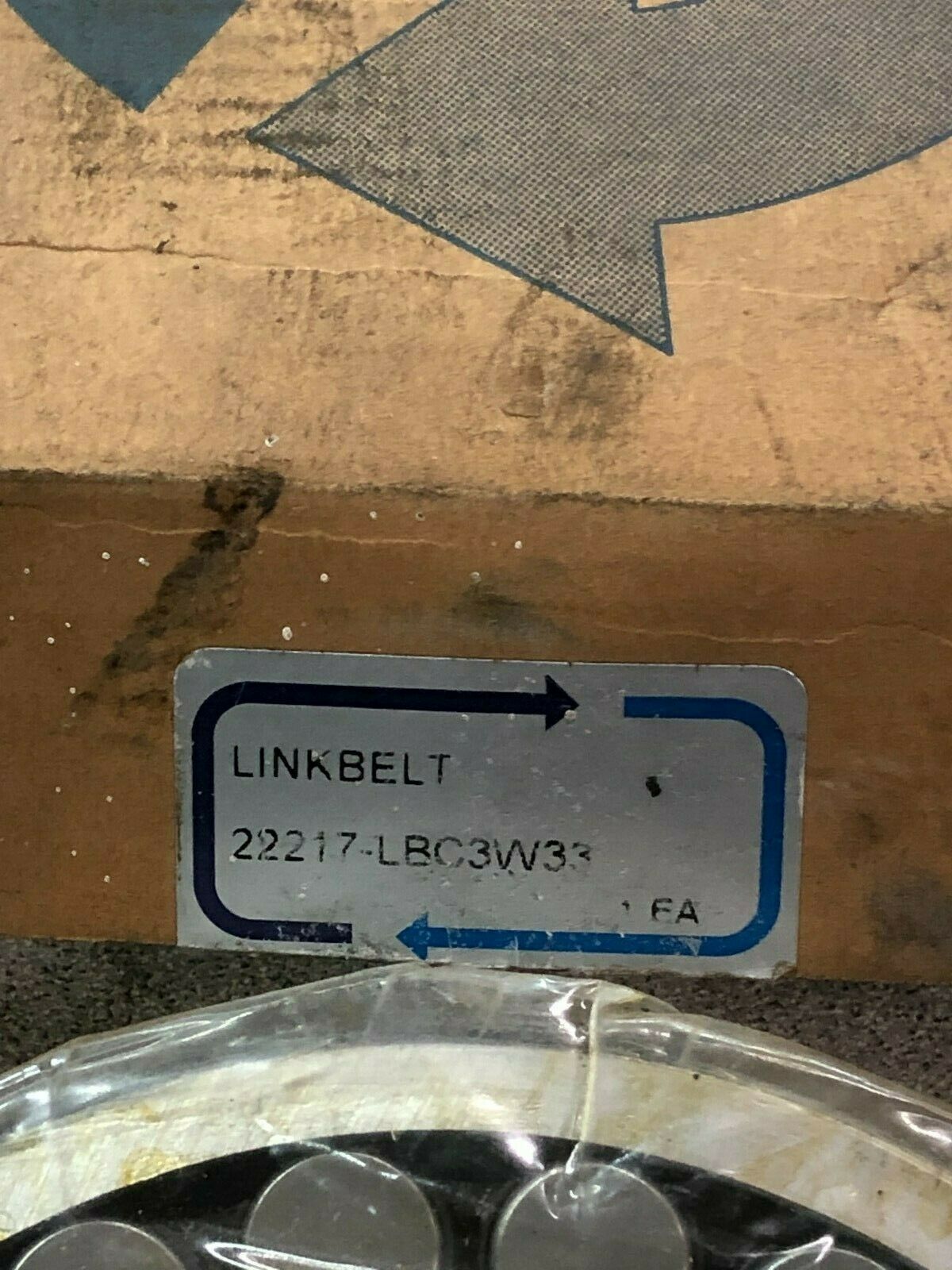 NEW LINKBELT ROLLER BEARING 22217LBC3W33