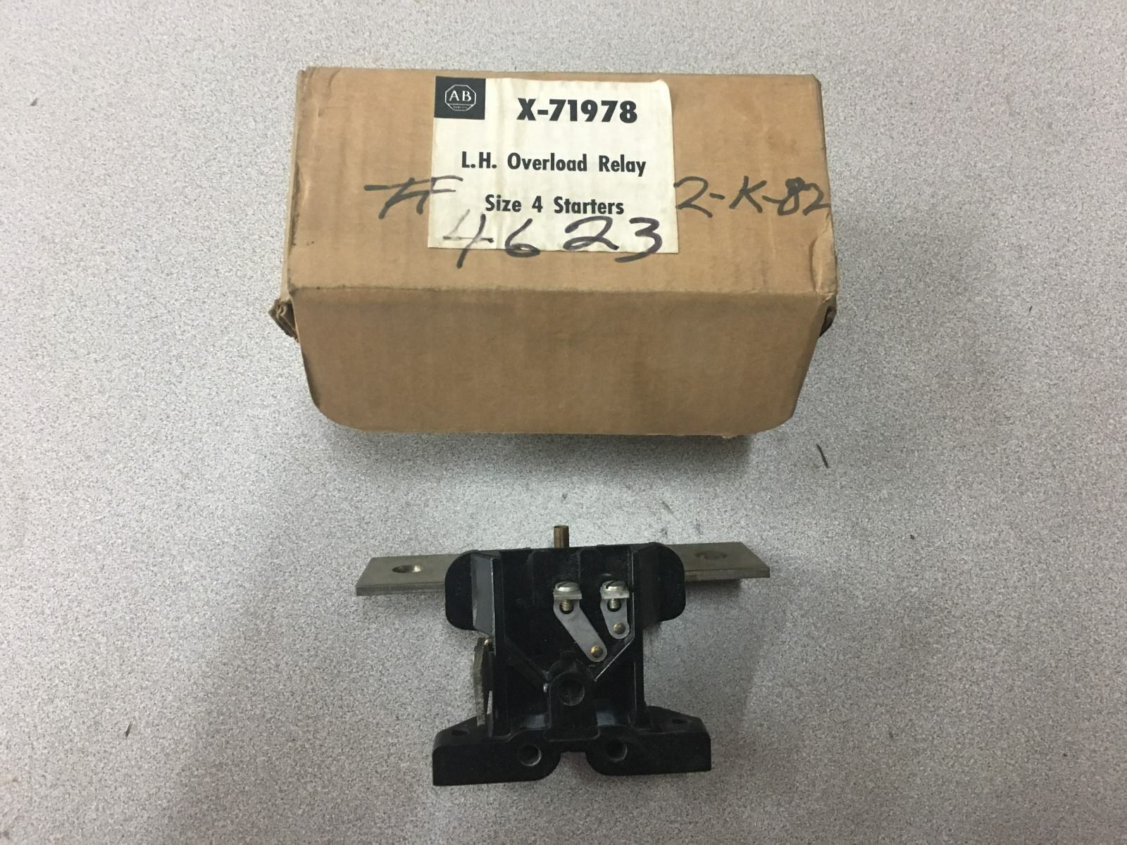 NEW IN BOX ALLEN BRALDEY OVERLOAD RELAY X-71978