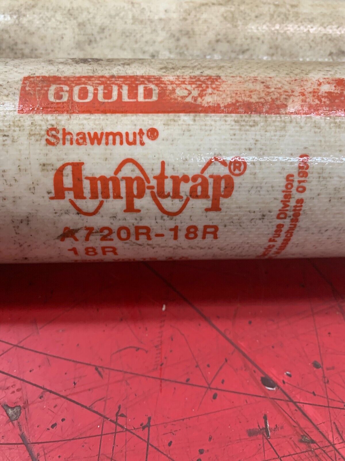 USED GOULD SHAWMUT 18R AMP-TRAP 7,200 VOLTS A.C. FUSE A720R-18R