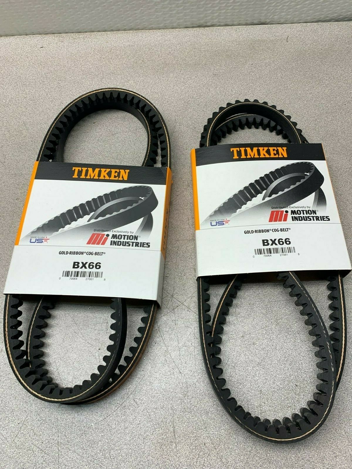 LOT OF 2 NEW NO BOX TIMKEN BELT BX66