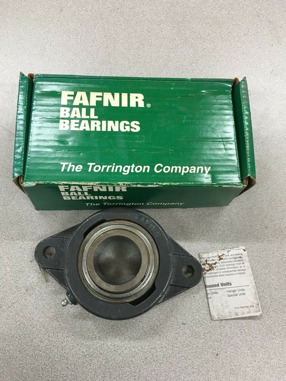 NEW IN BOX FAFNIR 2-BOLT FLANGE BEARING 45MM BORE YCJT 45