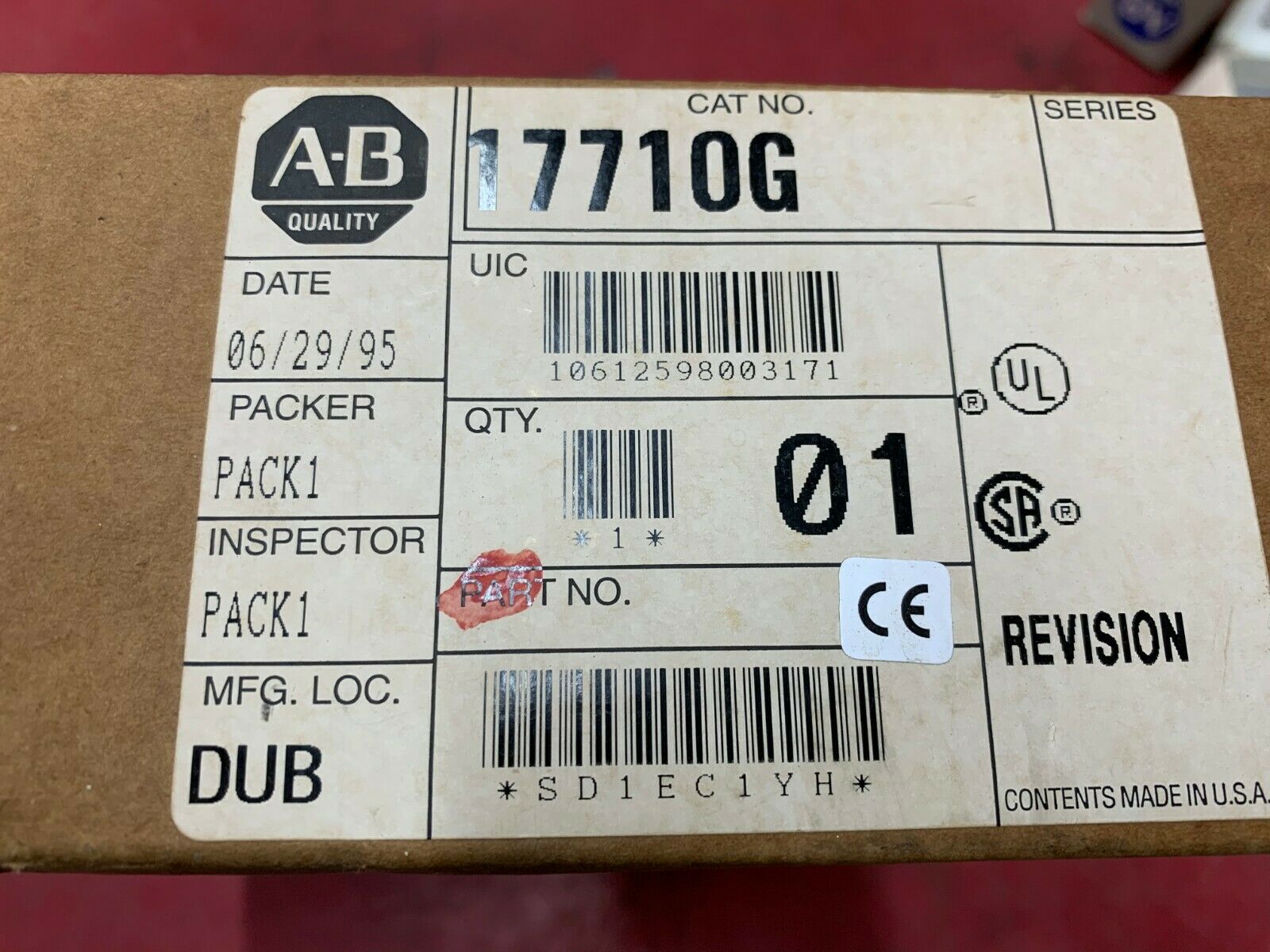 NEW IN BOX SEALED ALLEN-BRADLEY PLC-5 OUTPUT MODULE 1771-OG