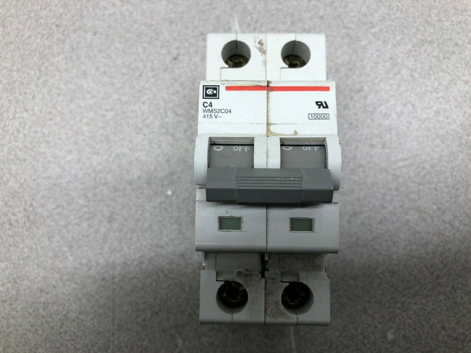 NEW NO BOX CUTLER HAMMER 4 AMP 415V 2POLE DIN MOUNT BREAKER WMS2C04