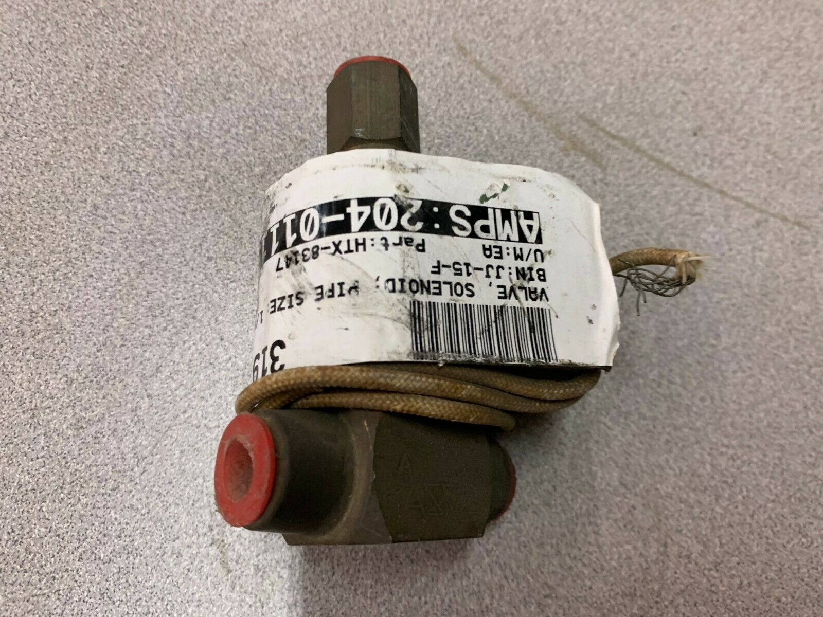 NEW NO BOX ASCO RED HAT 1/4" SOLENOID VALVE HTX83147