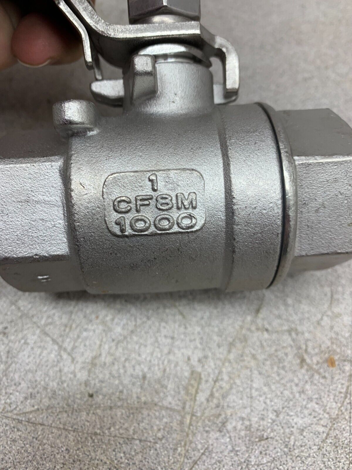 NEW NO BOX FNW FIG. 260 1" CF8M 1000 WOG STAINLESS BALL VALVE