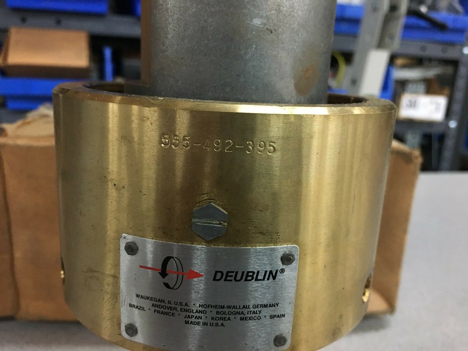 NEW IN BOX DEUBLIN ROTARY UNION 555-492-395