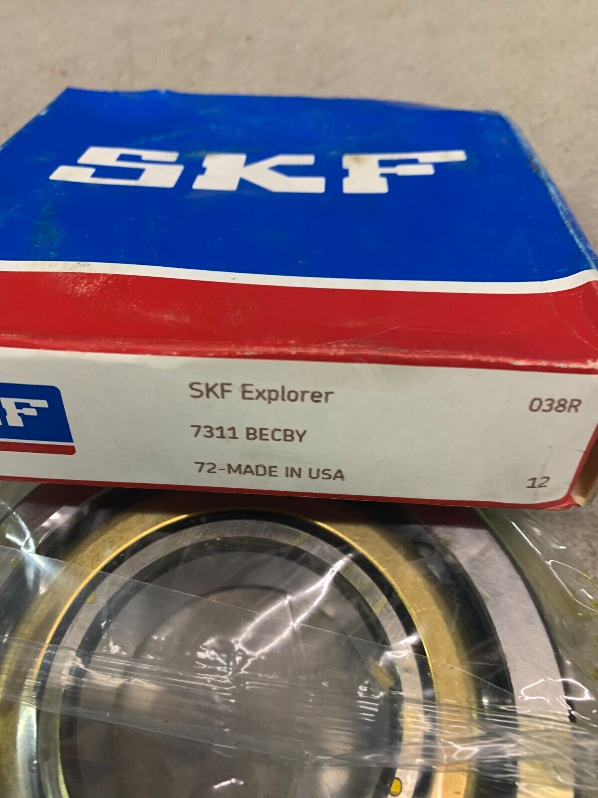 NEW IN BOX SKF EXPLORER ANGULAR CONTACT BALL BEARING 7311 BECBY