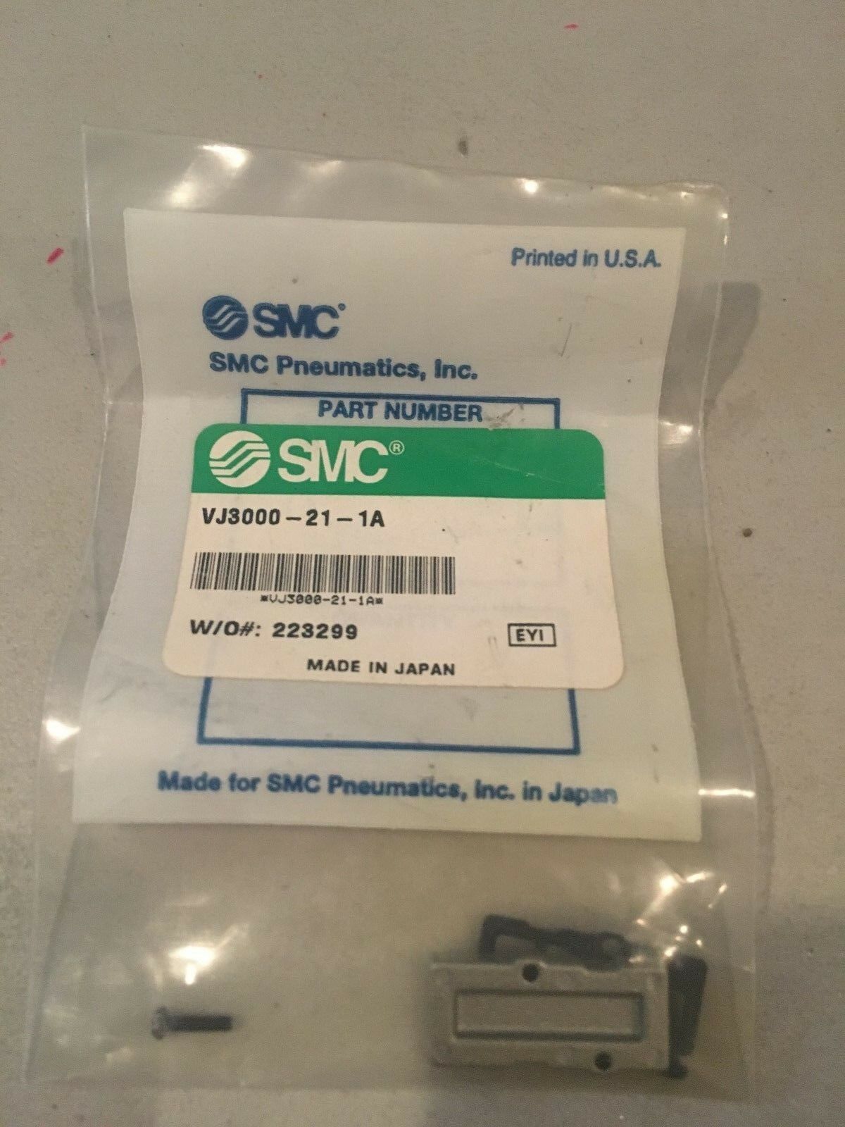 NEW IN BAG SMC PNEUMATICS VJ3000-21-1A