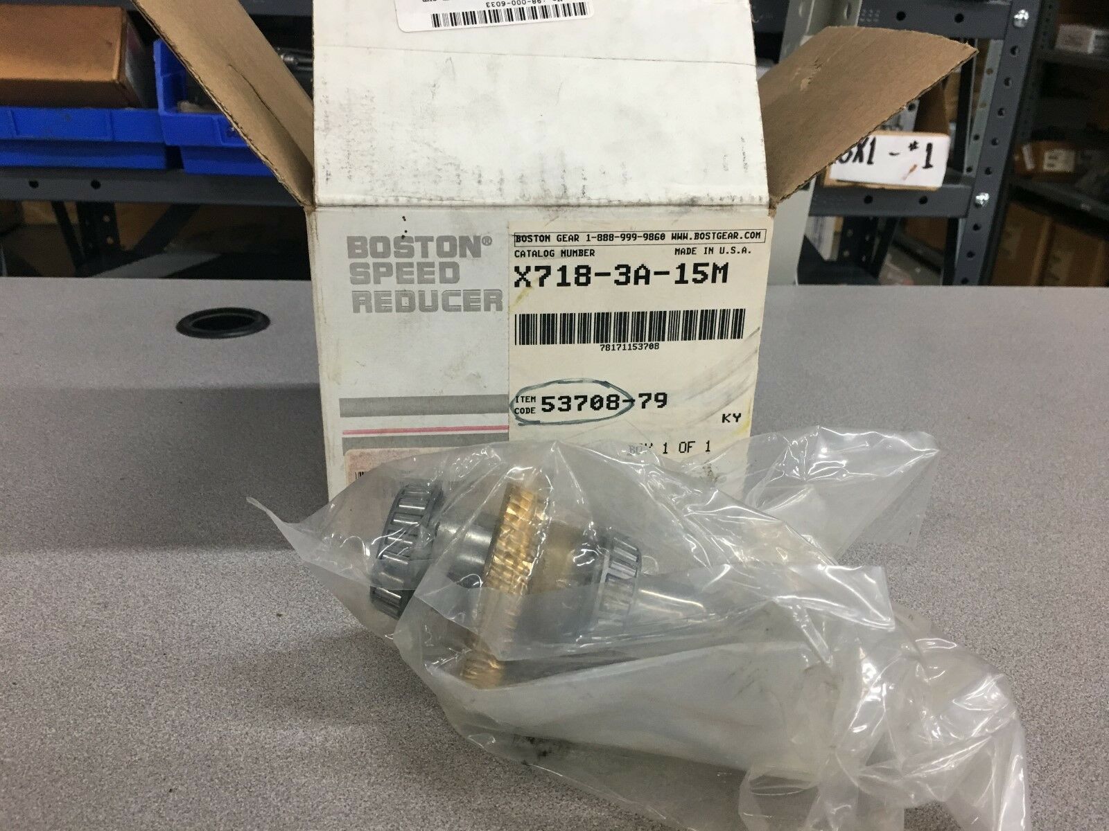 NEW IN BOX BOSTON GEAR SPEED REDUCER REBUILD KIT X718-3A-15M