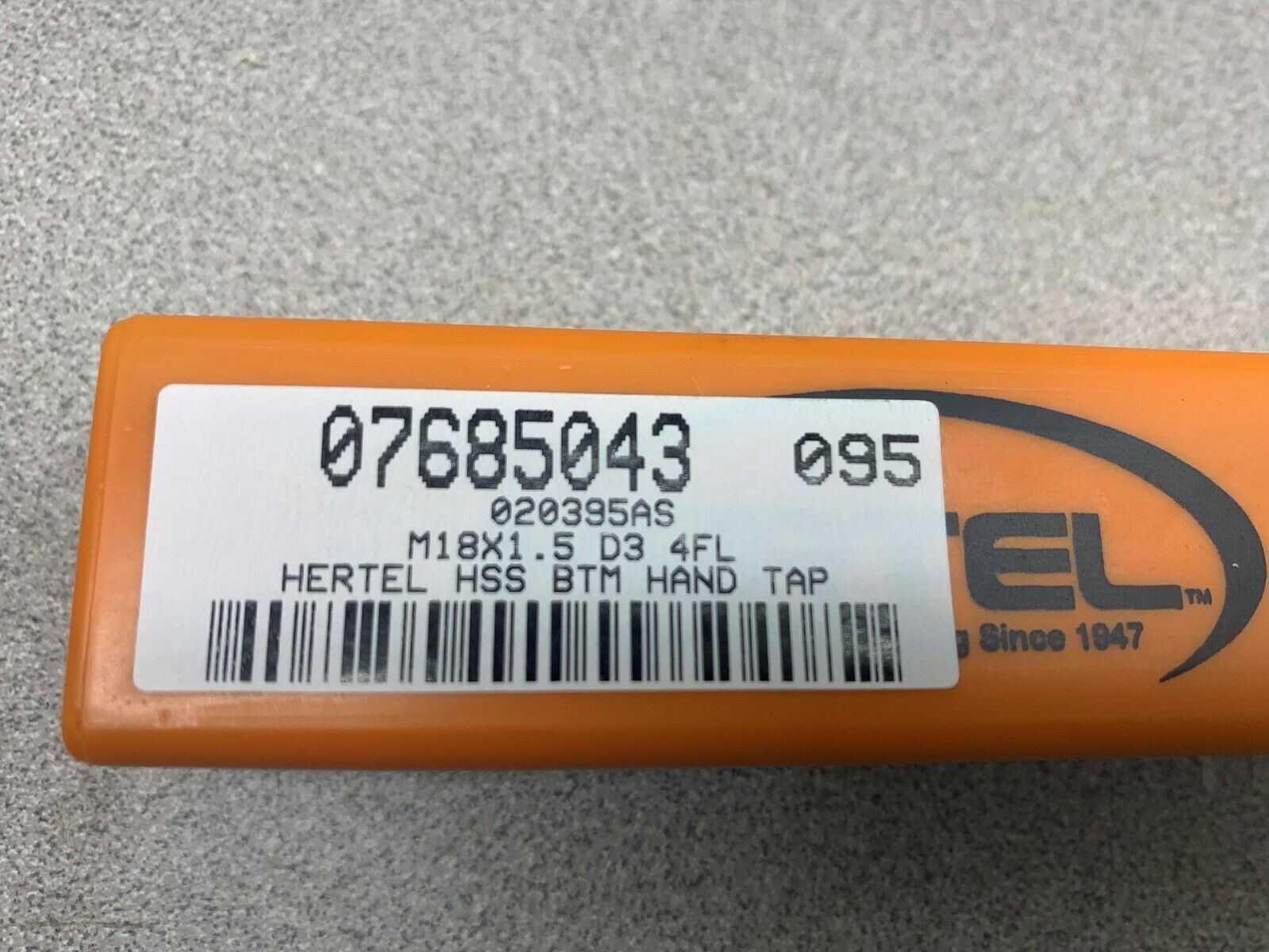 NEW NO BOX HERTEL HAND TAP 020395AS