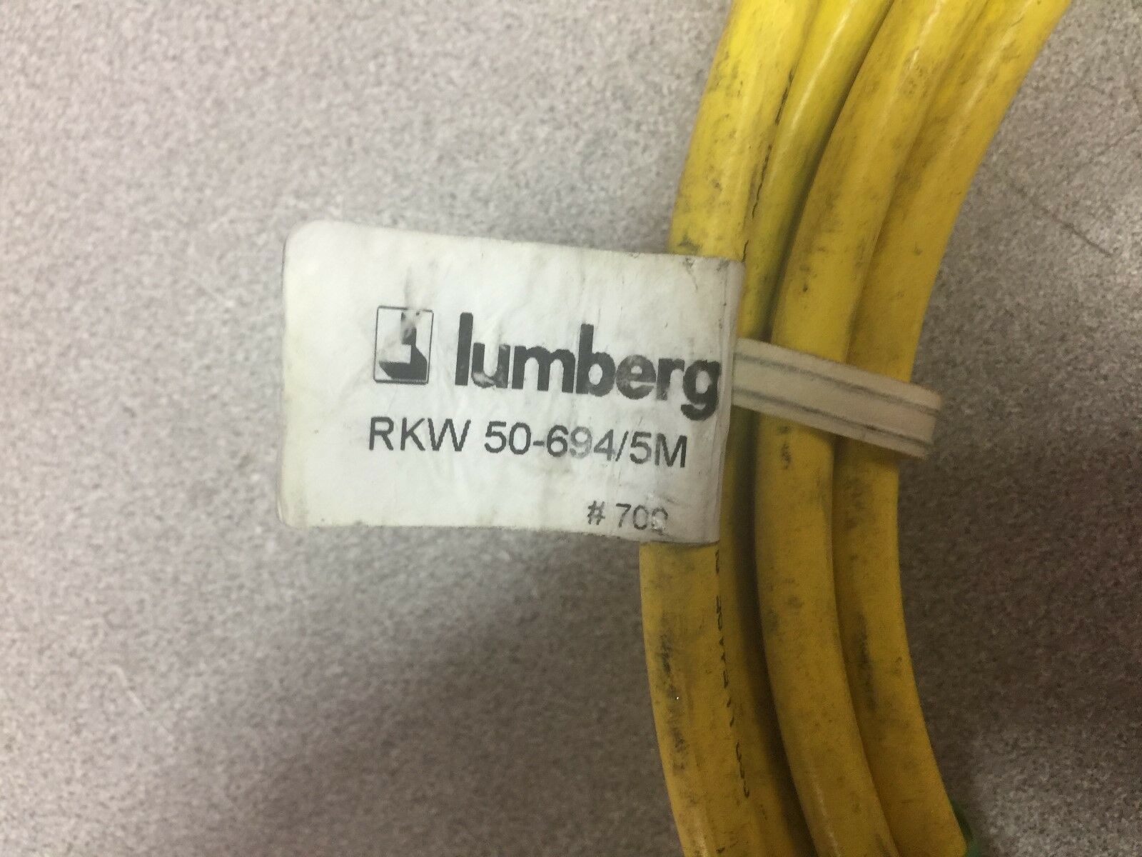 USED LUMBERG QD CORD RKW 50-694/5M