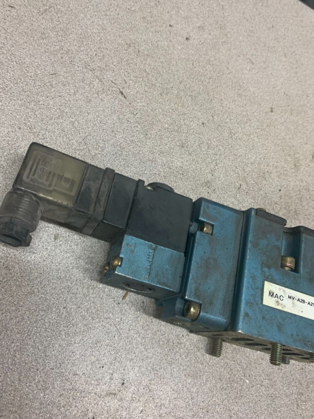 USED MAC SOLENOID VALVE MV-A2B-A211-PM-111JD