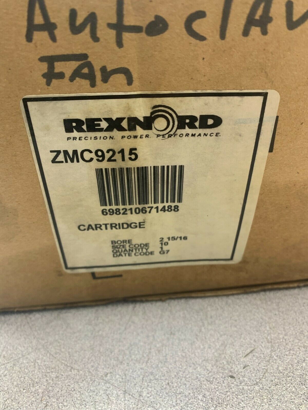 NEW IN BOX REXNORD CARTRIDGE BEARING 2-15/16" BORE ZMC9215