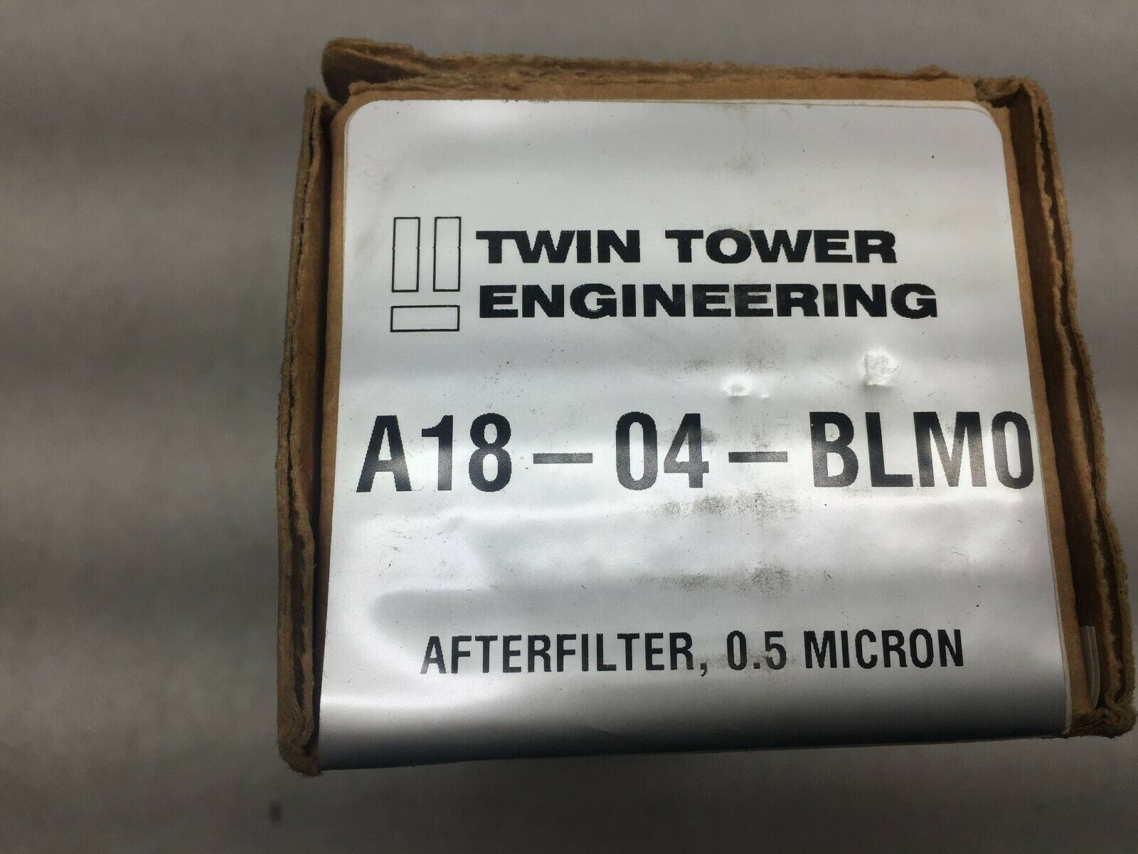 NEW IN BOX TWIN TOWER 0.5 MICRON AFTERFILTER A18-04-BLM0