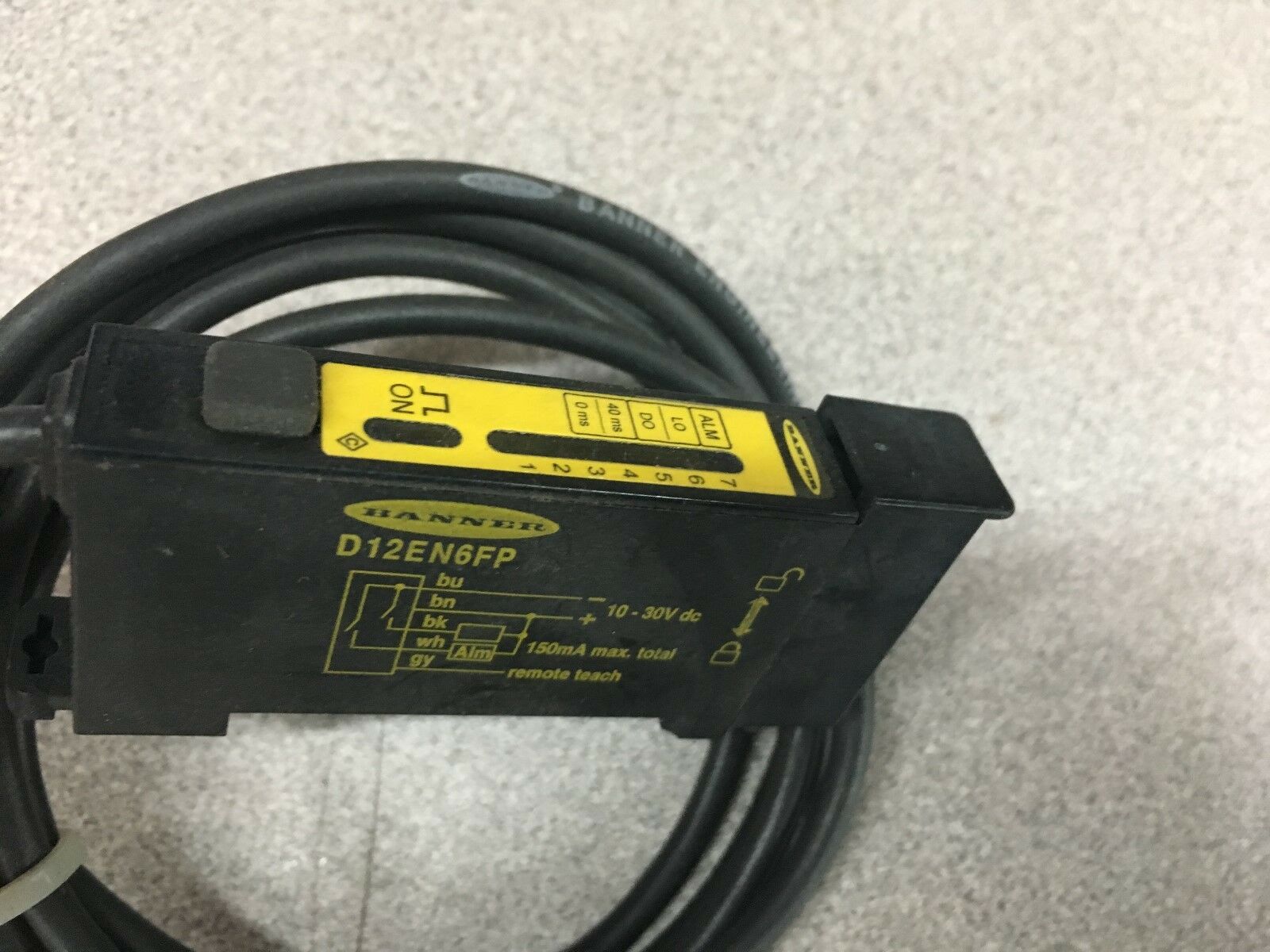 USED BANNER SENSOR D12EN6FP