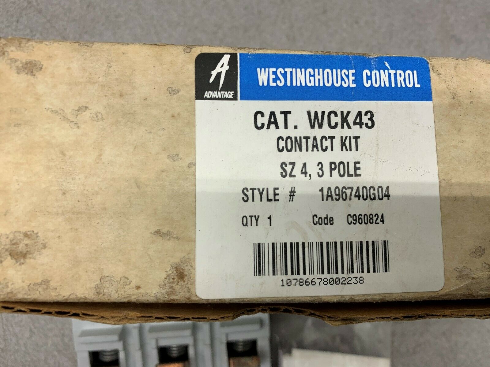 NEW IN BOX WESTINGHOUSE CONTACT KIT WCK43