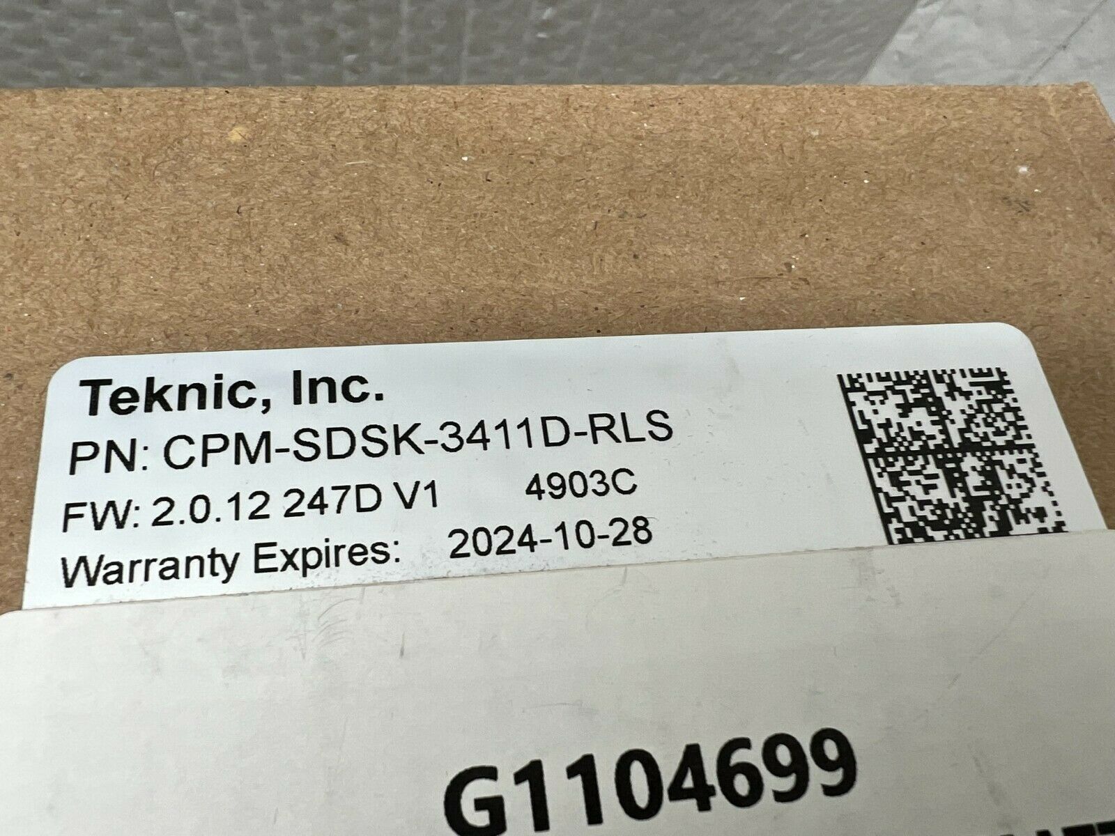 NEW IN BOX TEKNIC SERVO MOTOR CPM-SDSK-3411D-RLS