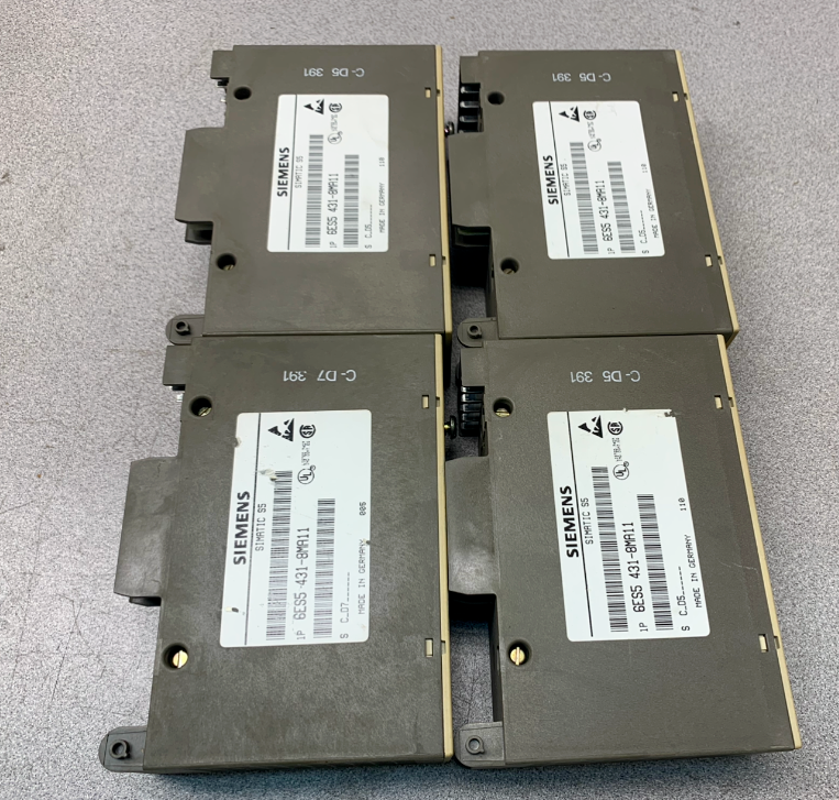 LOT OF 4 USED SIEMENS INPUT MODULE 6ES5 431-8MA11