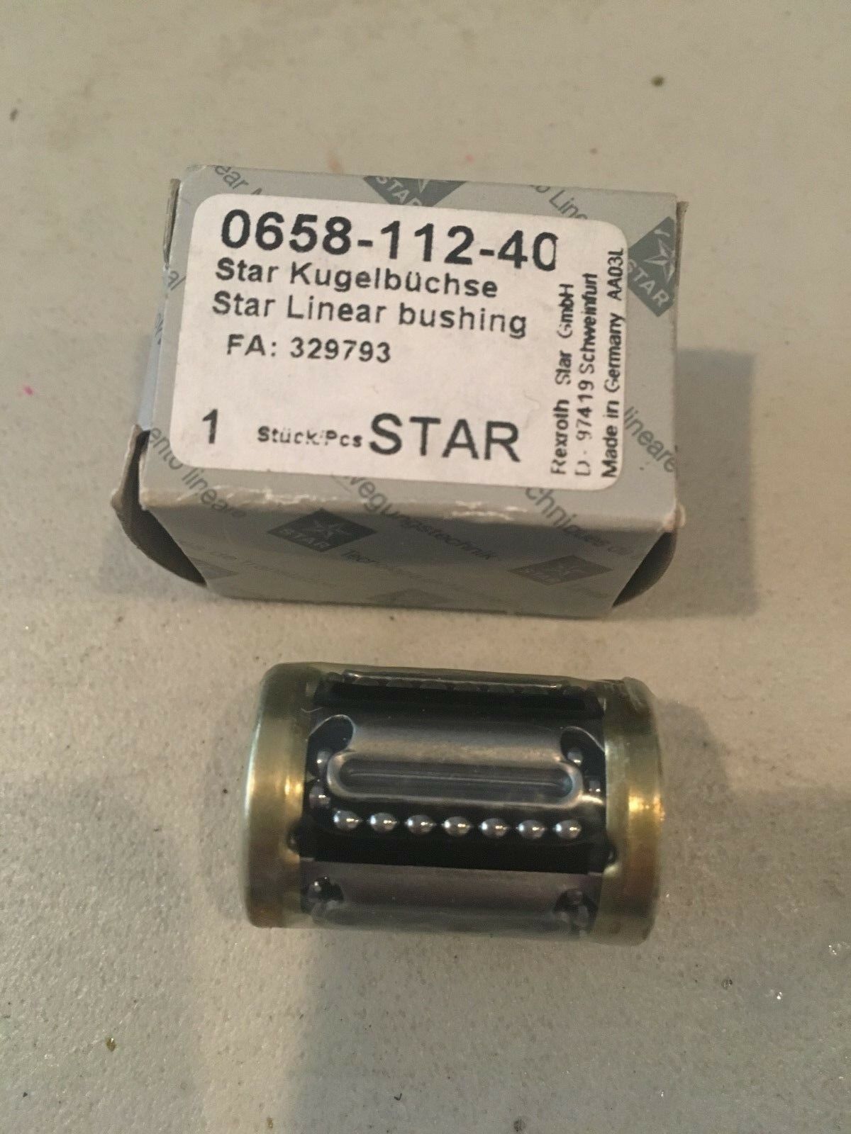 NEW IN BOX STAR BUSHING 0658-112-40