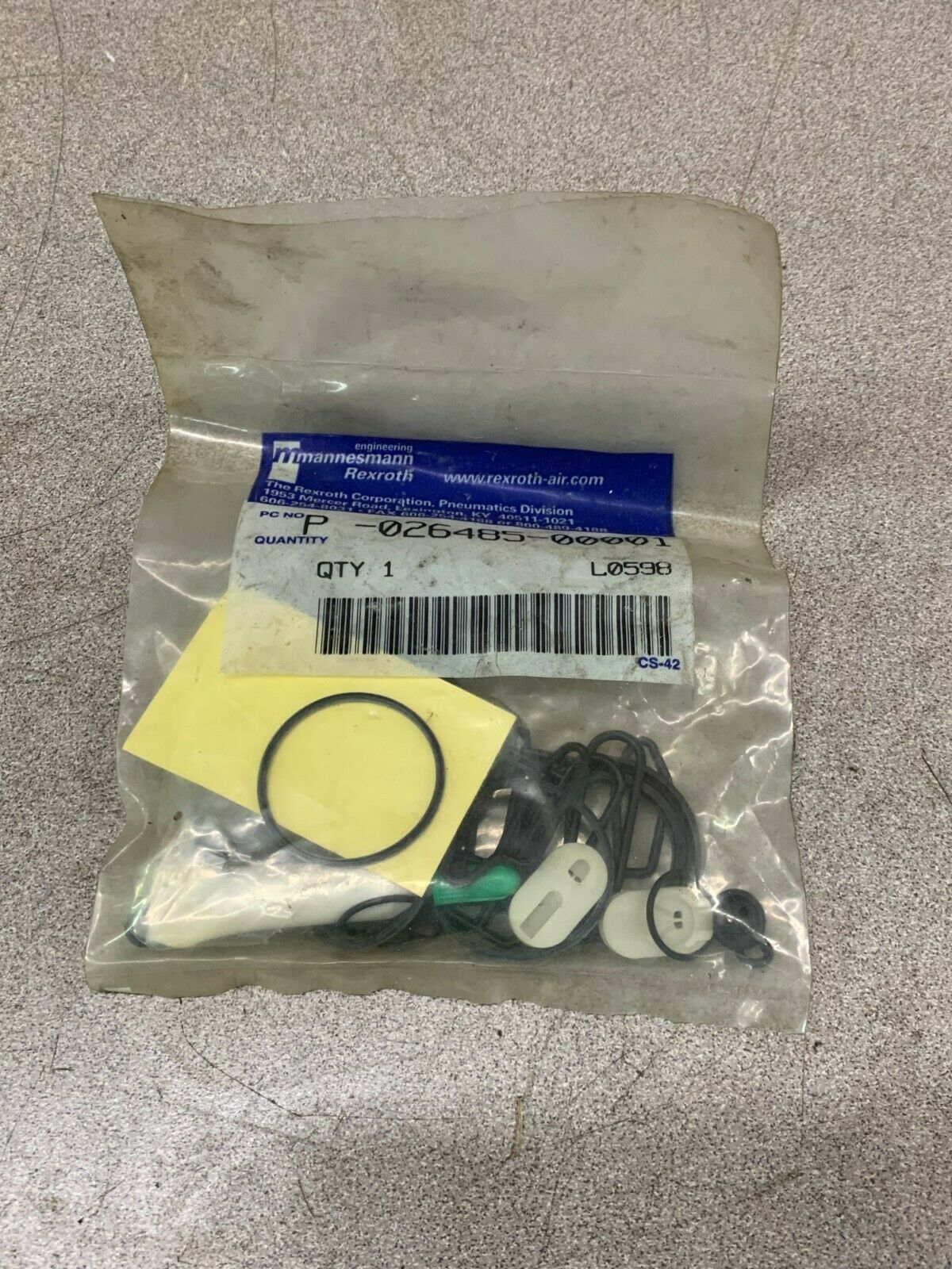 NEW IN BAG REXROTH REPAIR KIT P-026485-00001