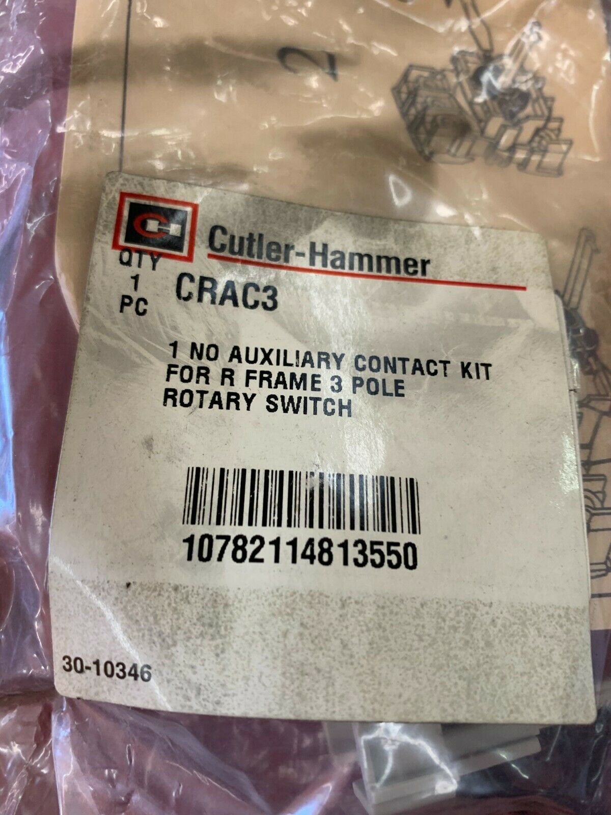 NEW IN BAG CUTLER HAMMER CONTACT KIT CRAC3