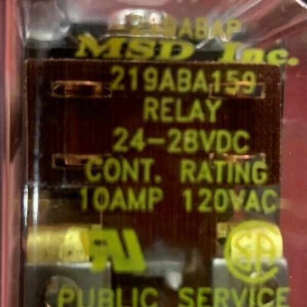 NEW IN BOX STRUTHERS-DUNN 24VDC. RELAY 219ABA159