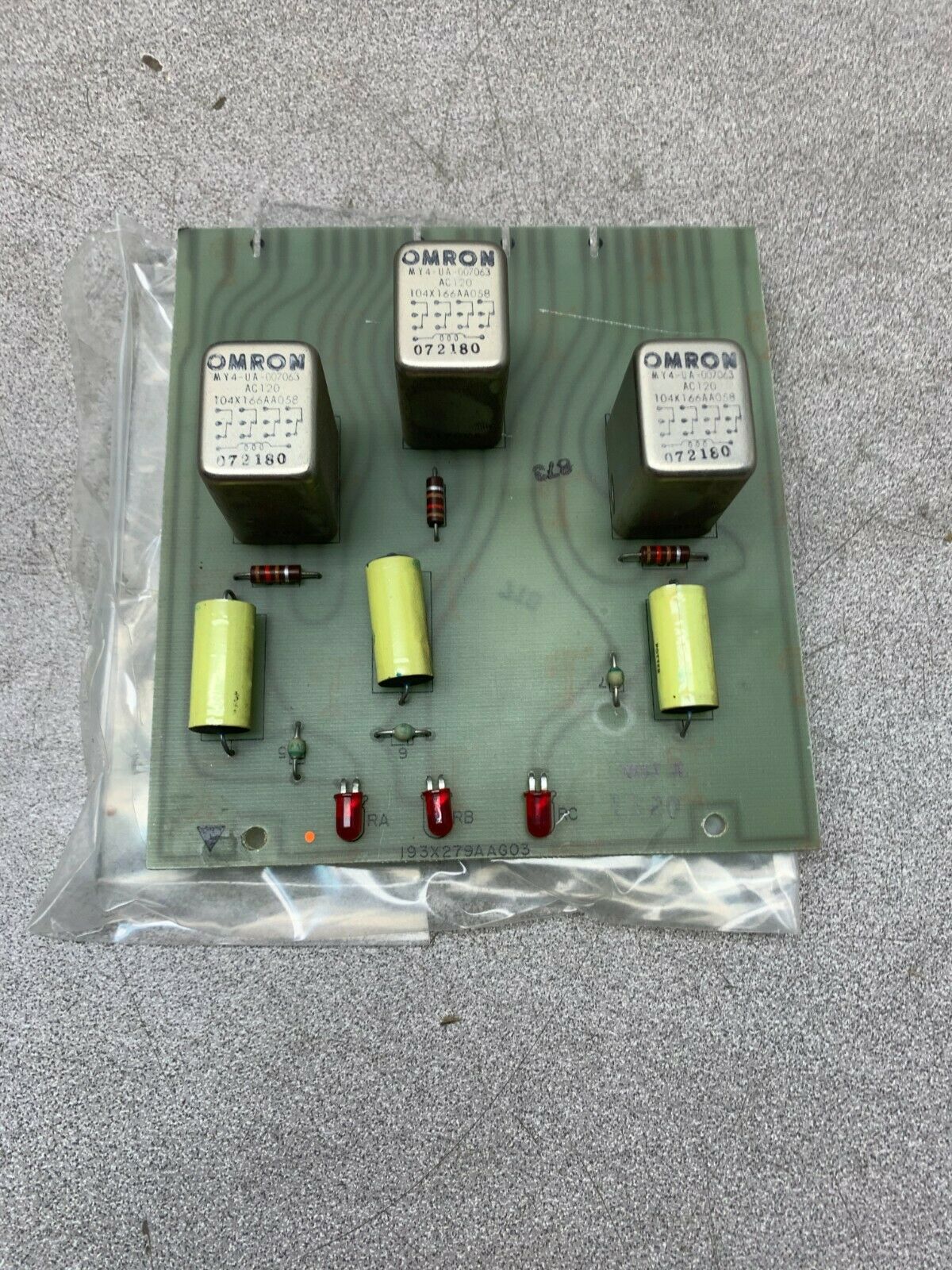 USED GENERAL ELECTRIC CIRCUIT BOARD 193X279AAG03