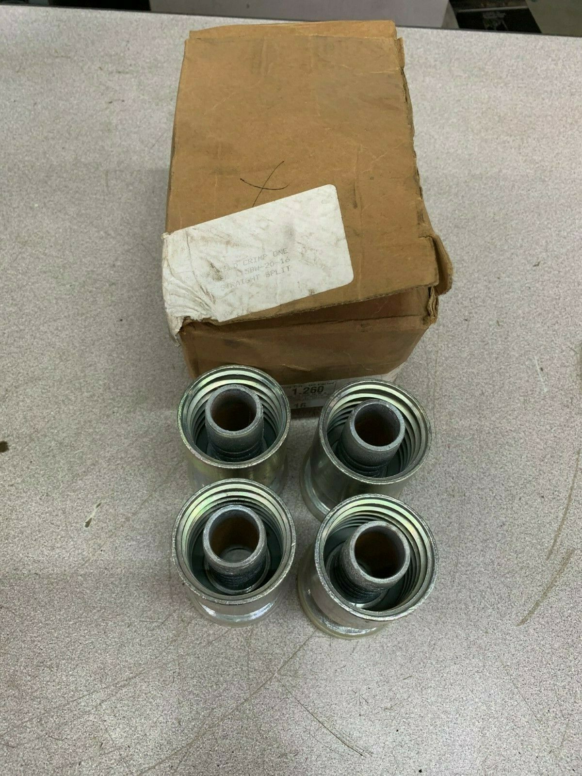 NEW BOX OF 4 PARKER FLUID COUPLINGS 115BW-20-16