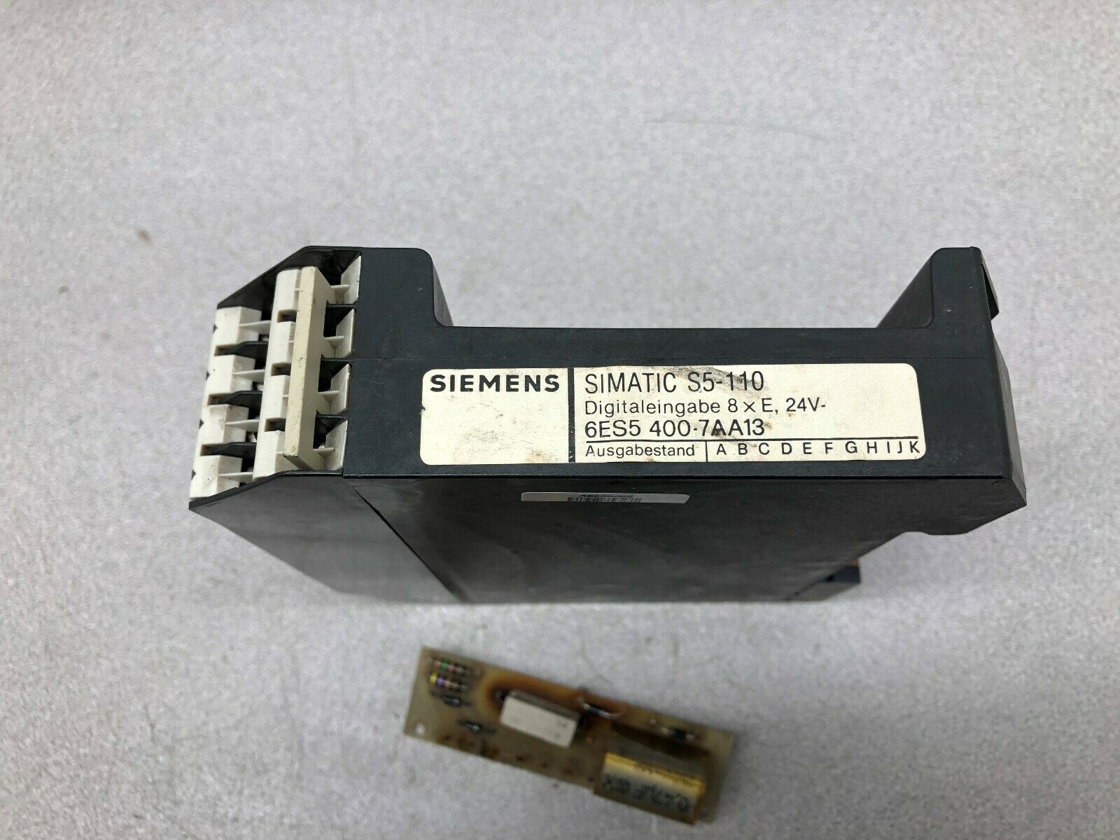 USED REMANUFACTURED SIEMENS SIMAATIC S5-110 DIGITALEINGABE 8 X E 24V MODULE 6ES5