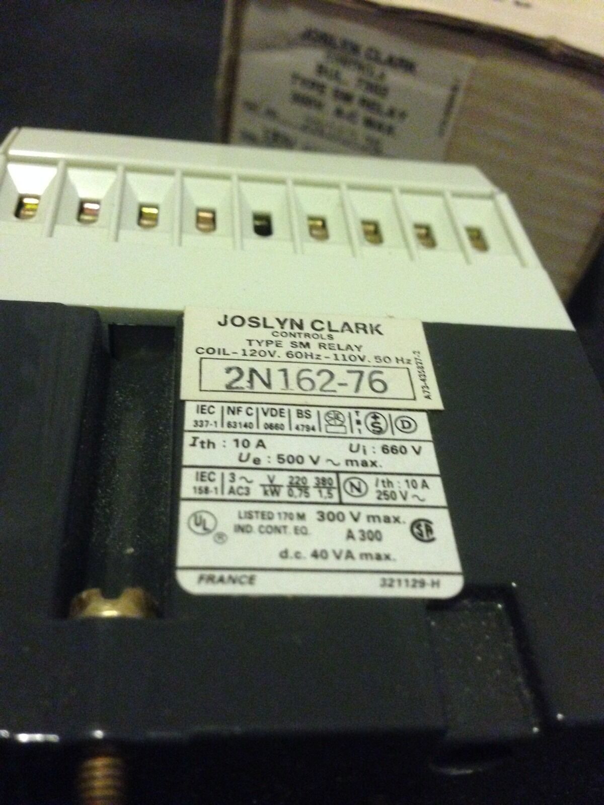 NEW IN BOX 2N16276 JOSLYN CLARK SM RELAY 2N162-76