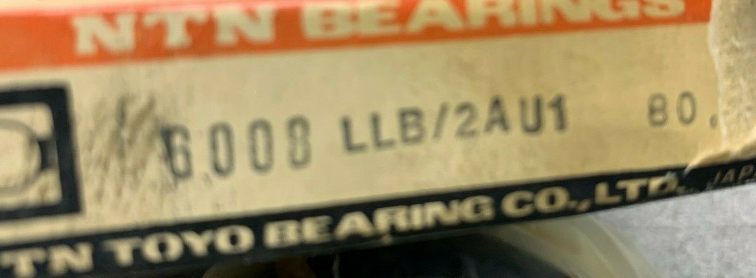 NEW IN BOX NTN BALL BEARING 6008 LLB