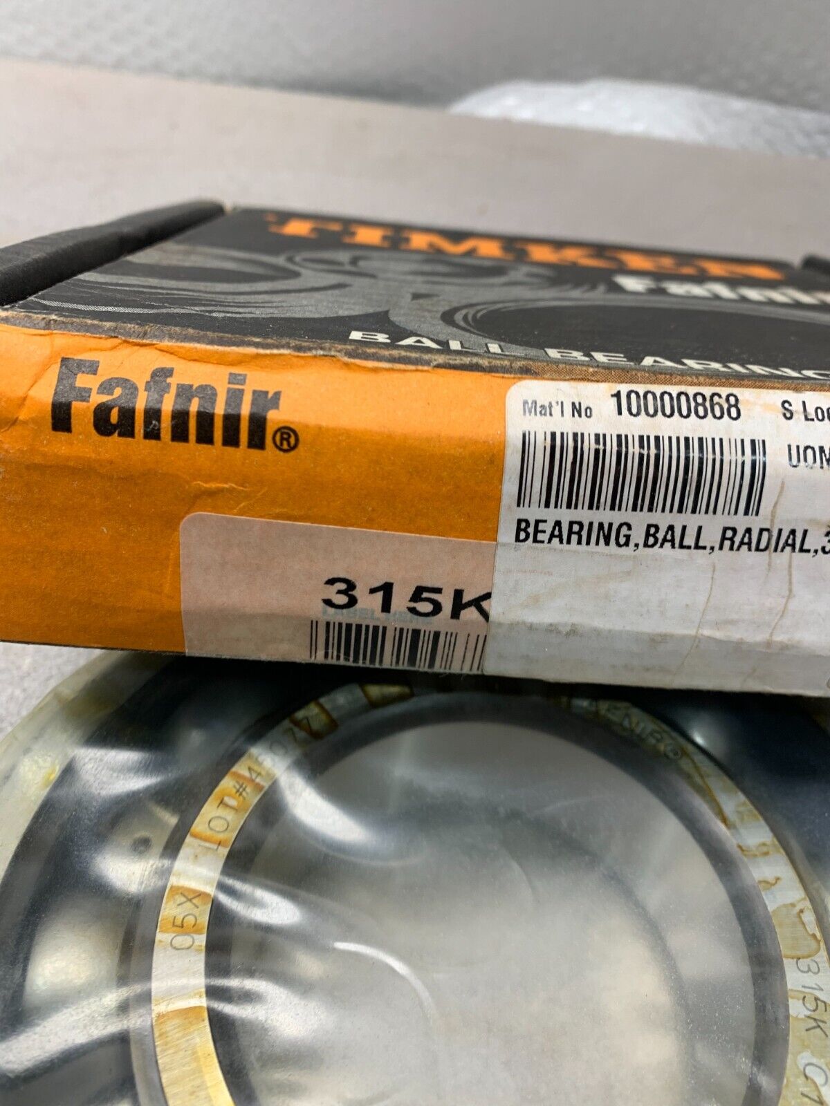 NEW IN BOX TIMKEN 315K RADIAL BALL BEARING 315KC1FS50000