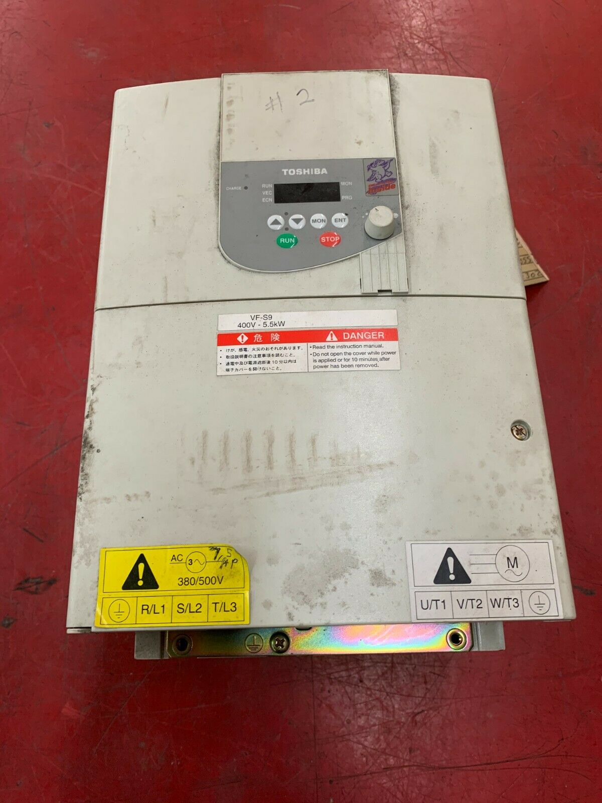 USED TOSHIBA TRANSISTOR INVERTER DRIVE VFS9-4055PL-WN