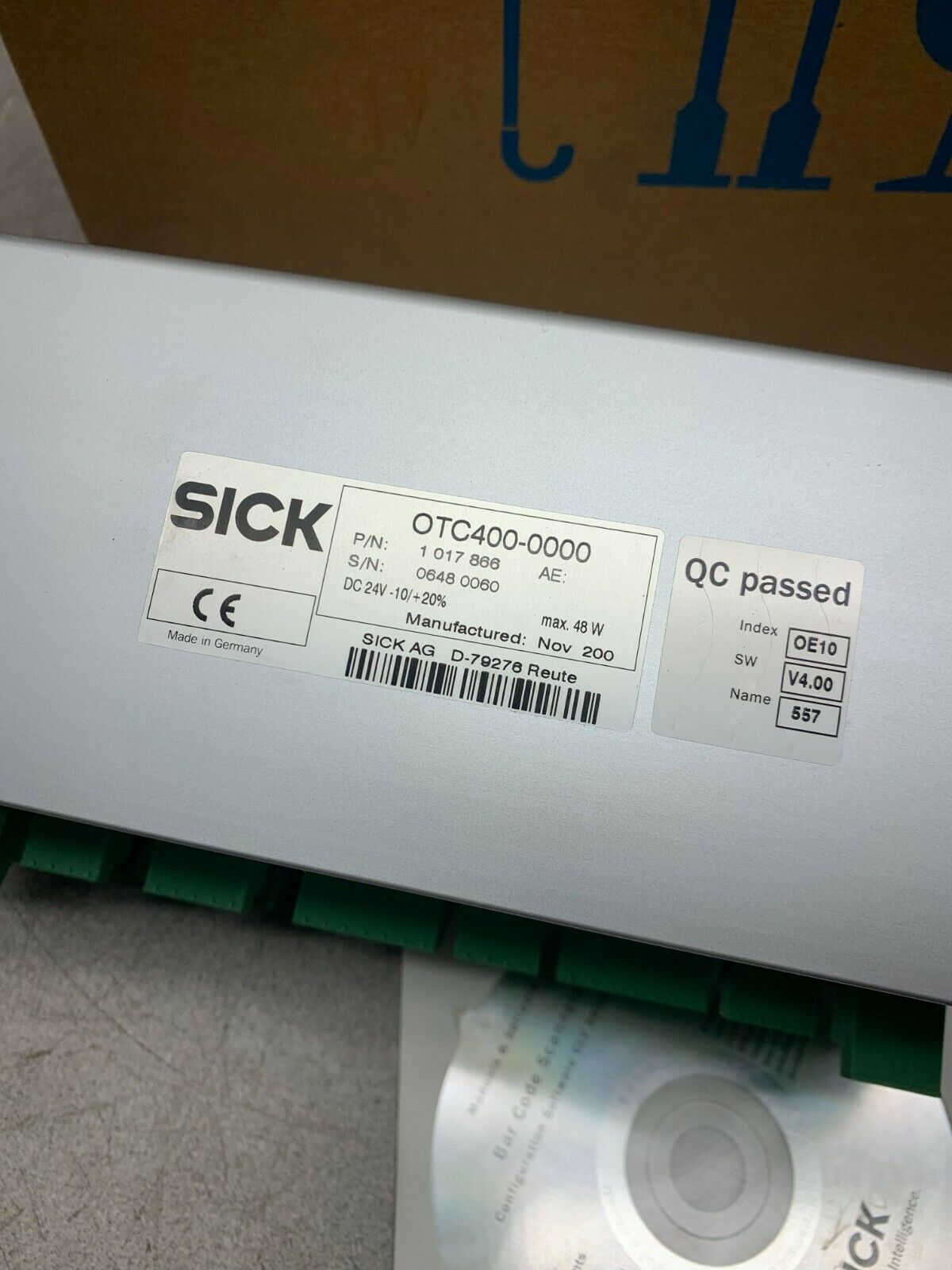 NEW IN BOX SICK SCANNER CONTROLLER OTC400-0000