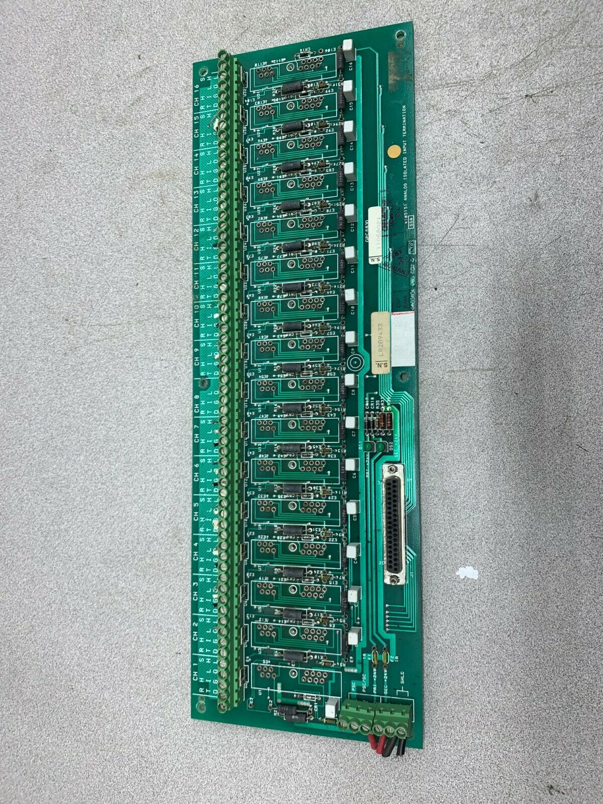 USED FISHER CIRCUIT BOARD CL6863X1-A1