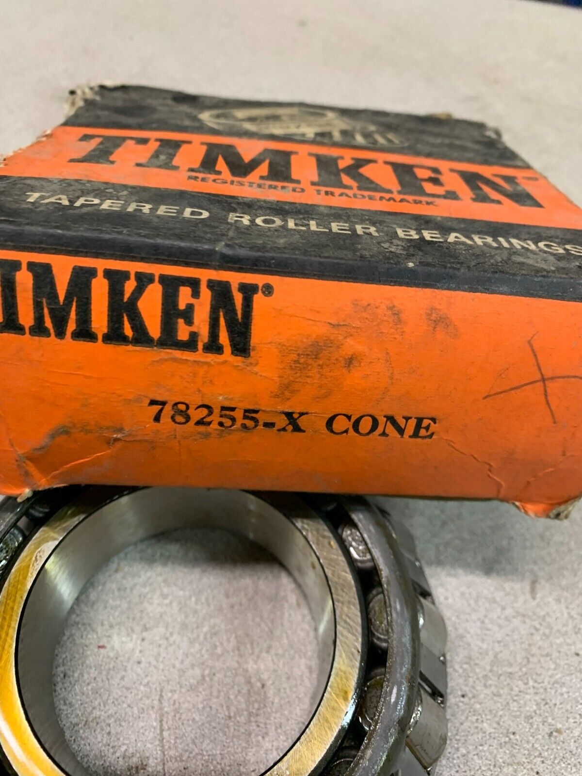 NEW IN BOX TIMKEN 78255X TAPERED ROLLER CONE BEARING 78255-X