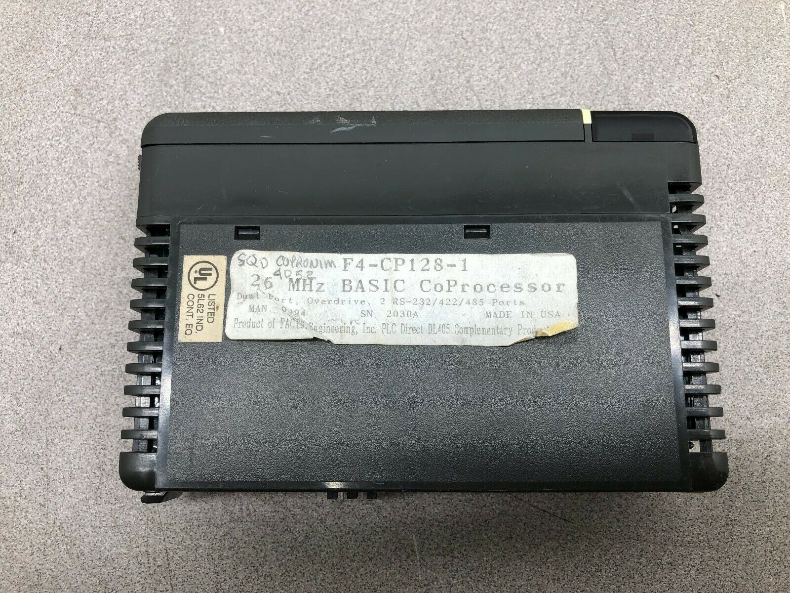 USED FACTS ENGINEERING BASIC COPROCESSOR F4-CP128-1