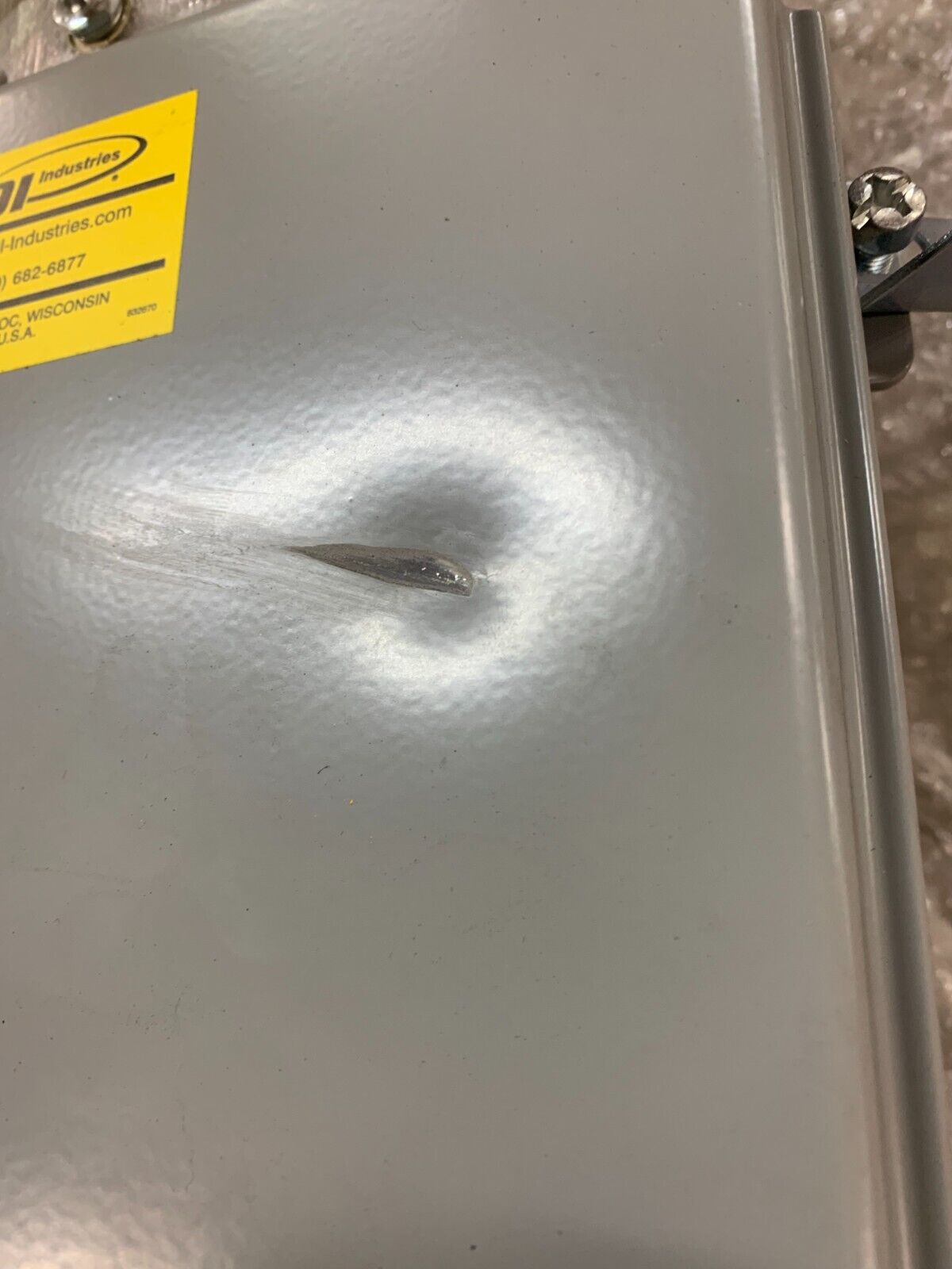 NEW LDI LUBE DEVICES PANEL 801670 185-5 WITH 3W16W-1NB-A4D1 OMRON TIMER