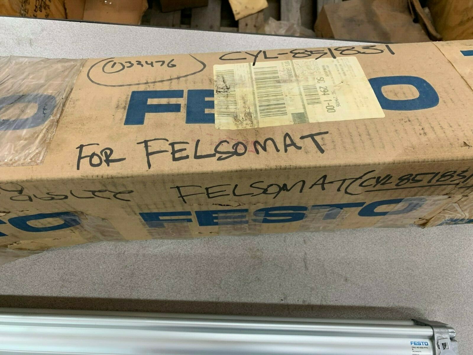 NEW IN BOX FESTO PNEUMATIC CYLINDER DNU-40-500-PPV-A