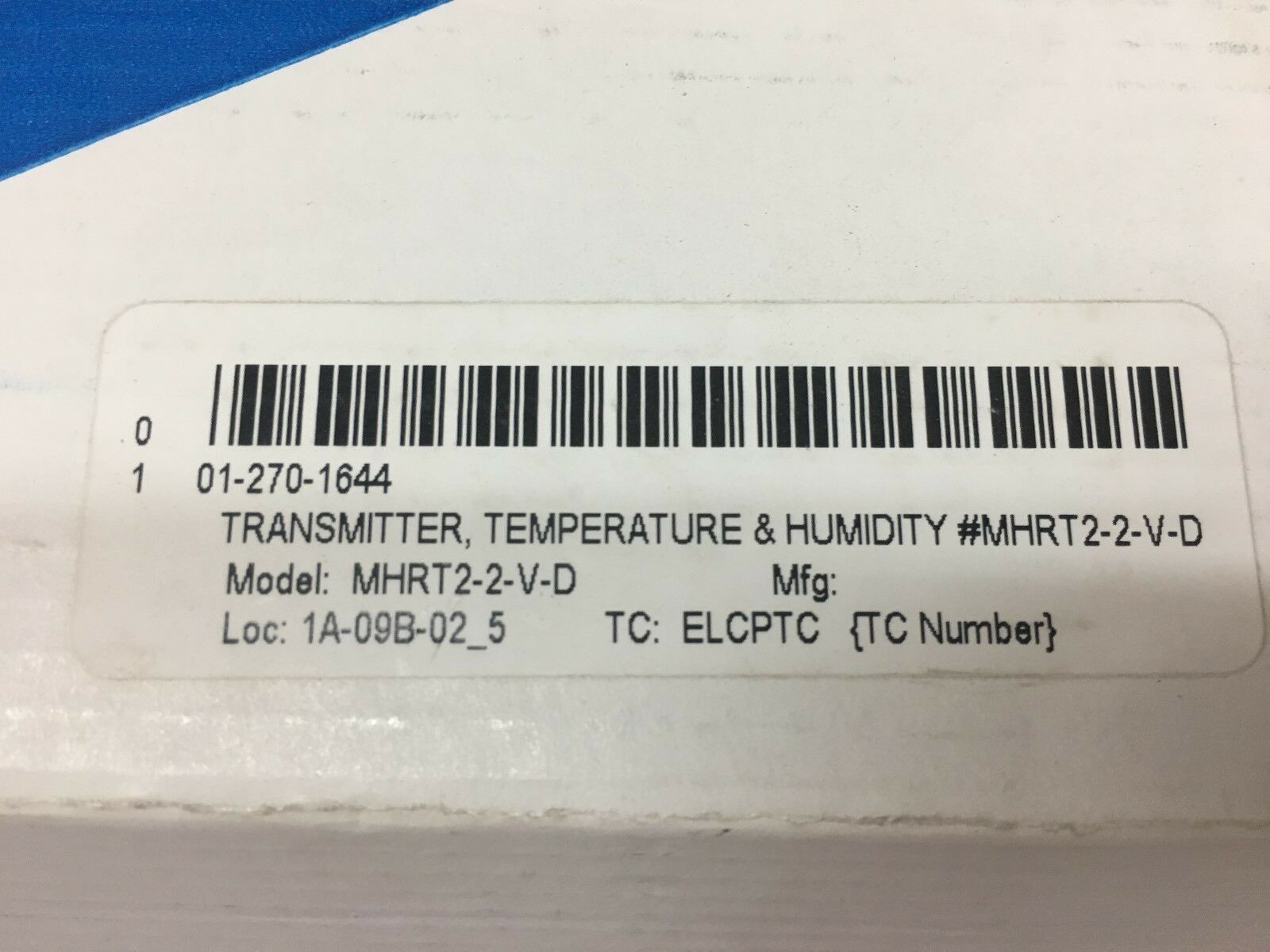 NEW IN BOX MICROLINE TRANSMITTER MHRT2-2-V-D