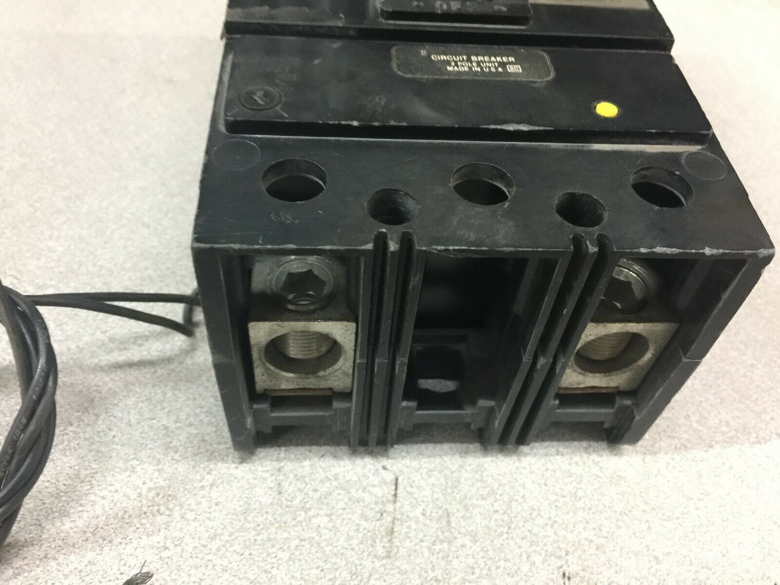 USED SQUARE D 250AMP 2POLE 600VAC MAG-GARD BREAKER KAL2625023M6164