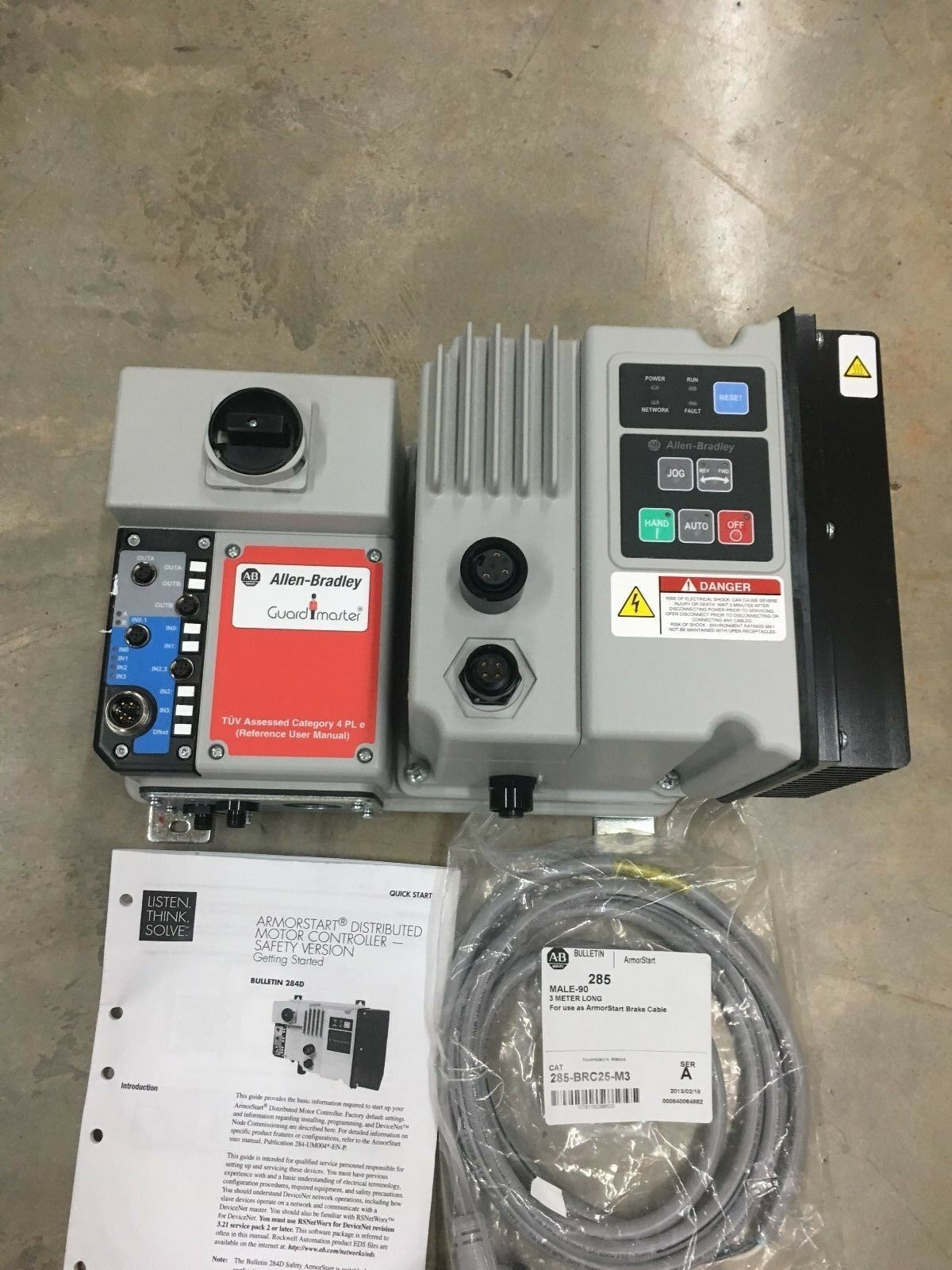 NEW ALLEN-BRADLEY GuardMaster ARMORSTART CONTROLLER 284D-FVD2P3S-10-CRW-3-DB1-SB