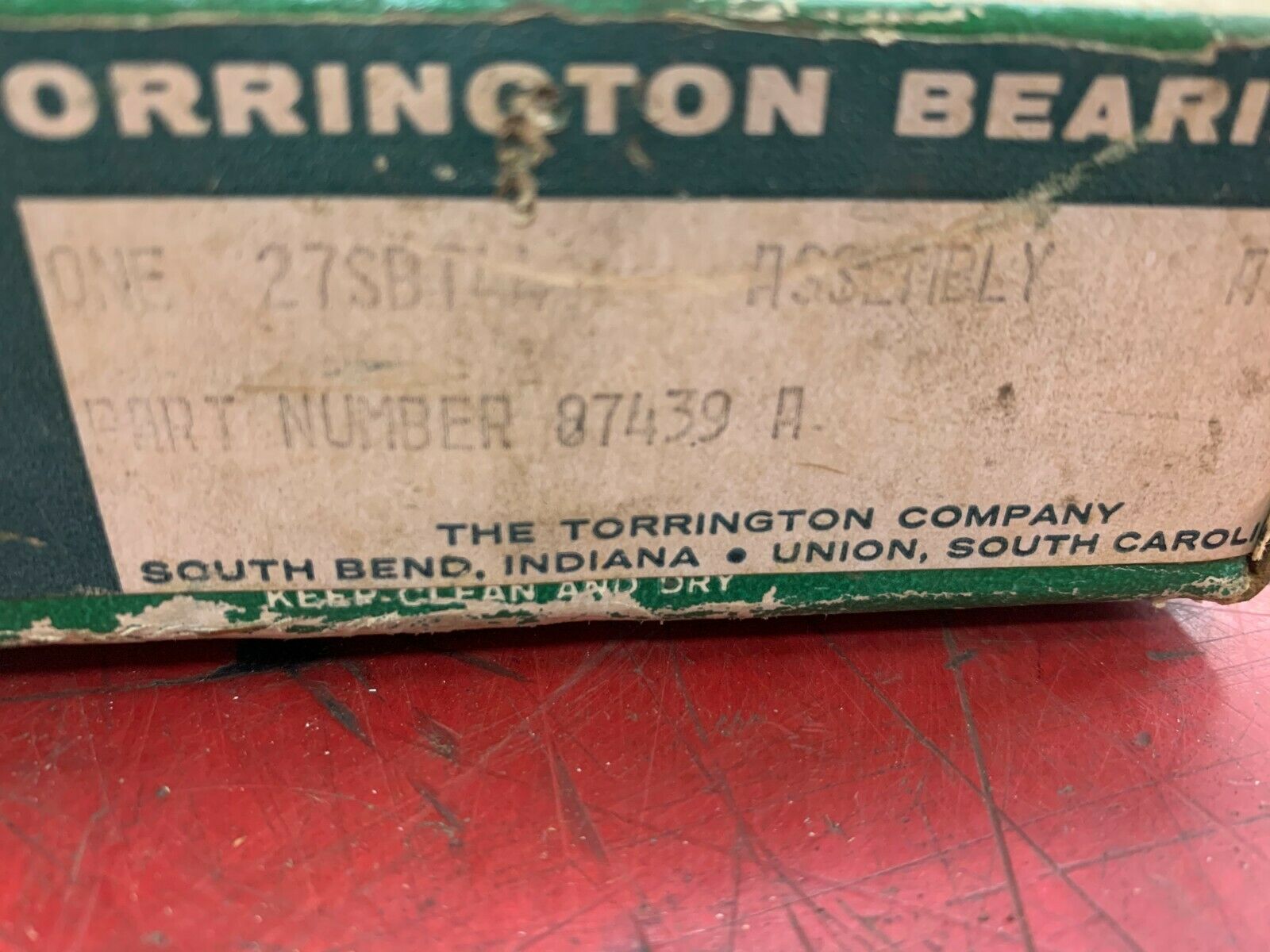 NEW IN BOX TORRINGTON PLAIN SLEEVE BEARING 27SBT44