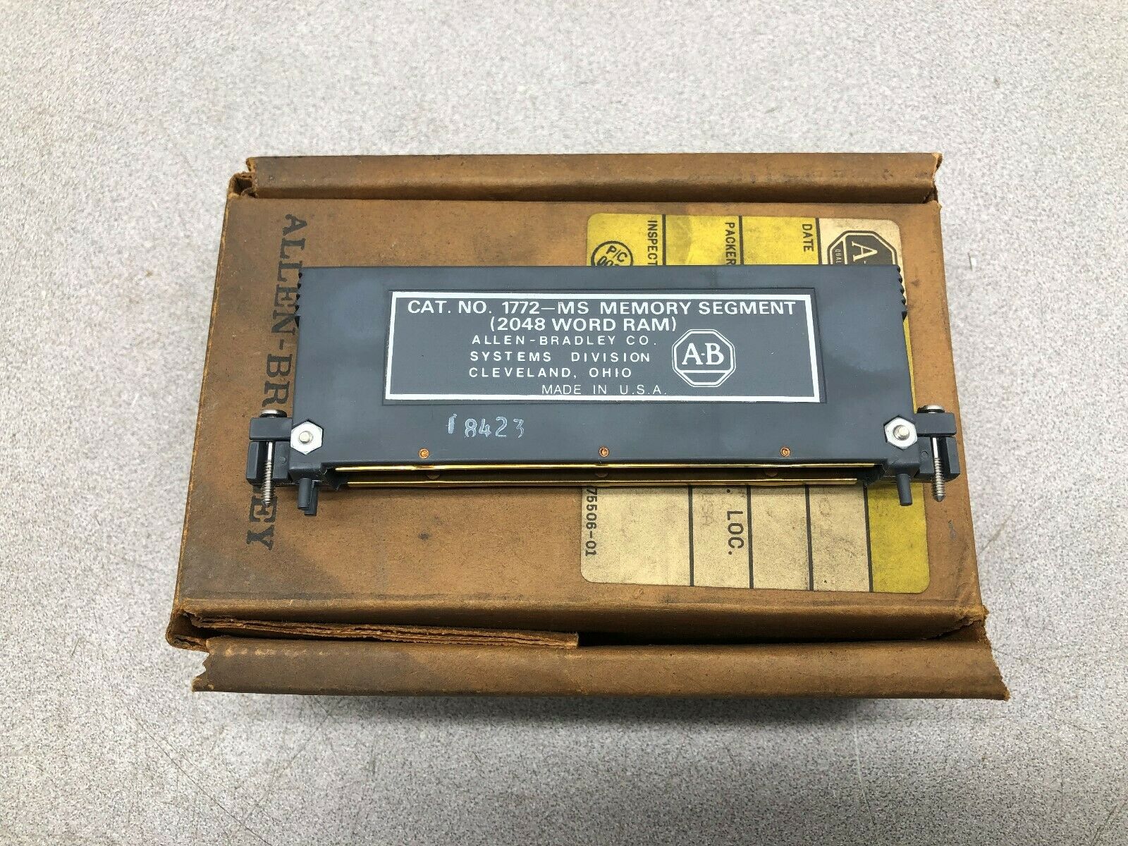 NEW IN BOX ALLEN BRADLEY MEMORY SEGMENT 1772-MS