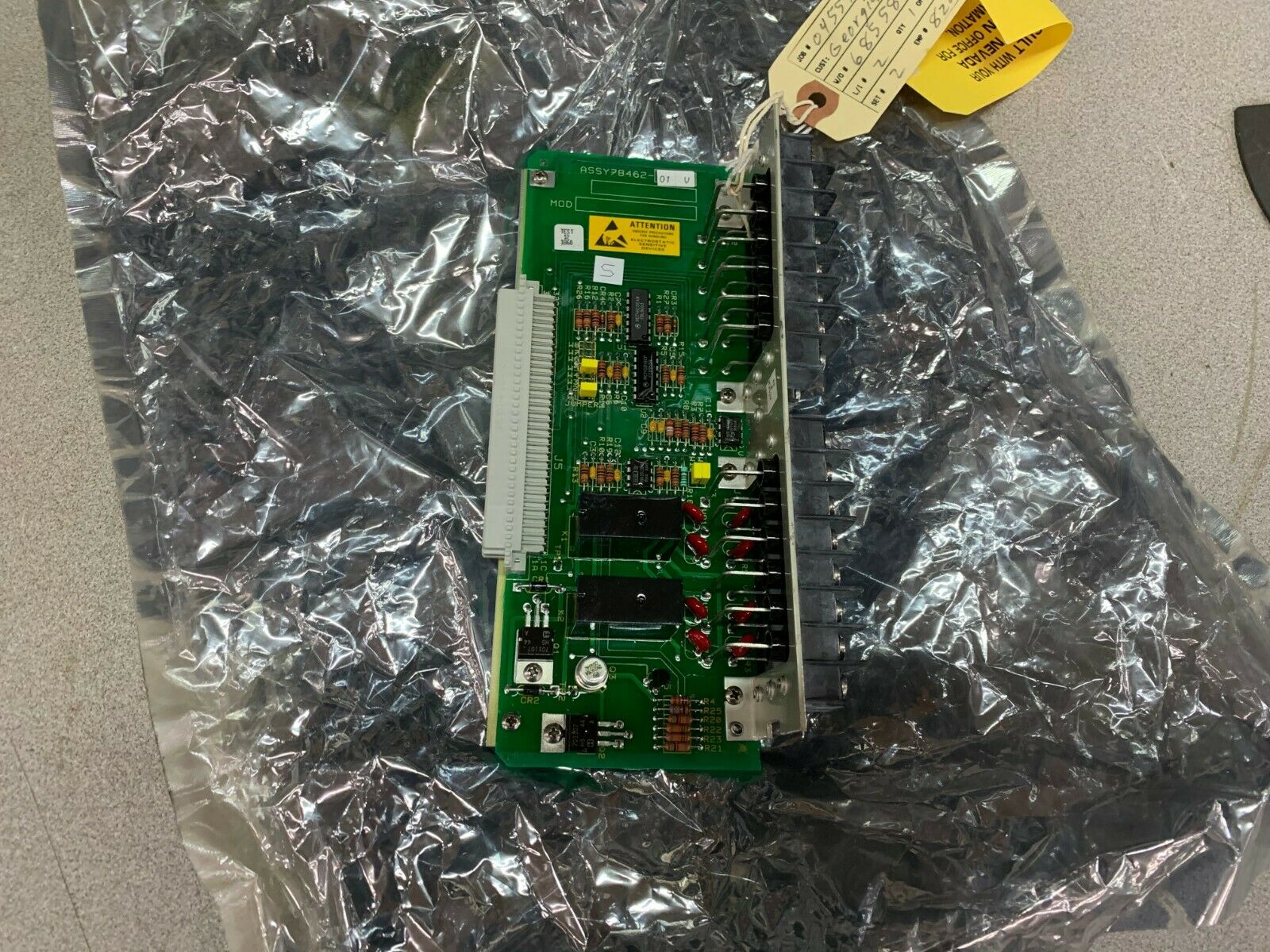 NEW NO BOX BENTLY NEVADA MODULE 78462-01 V