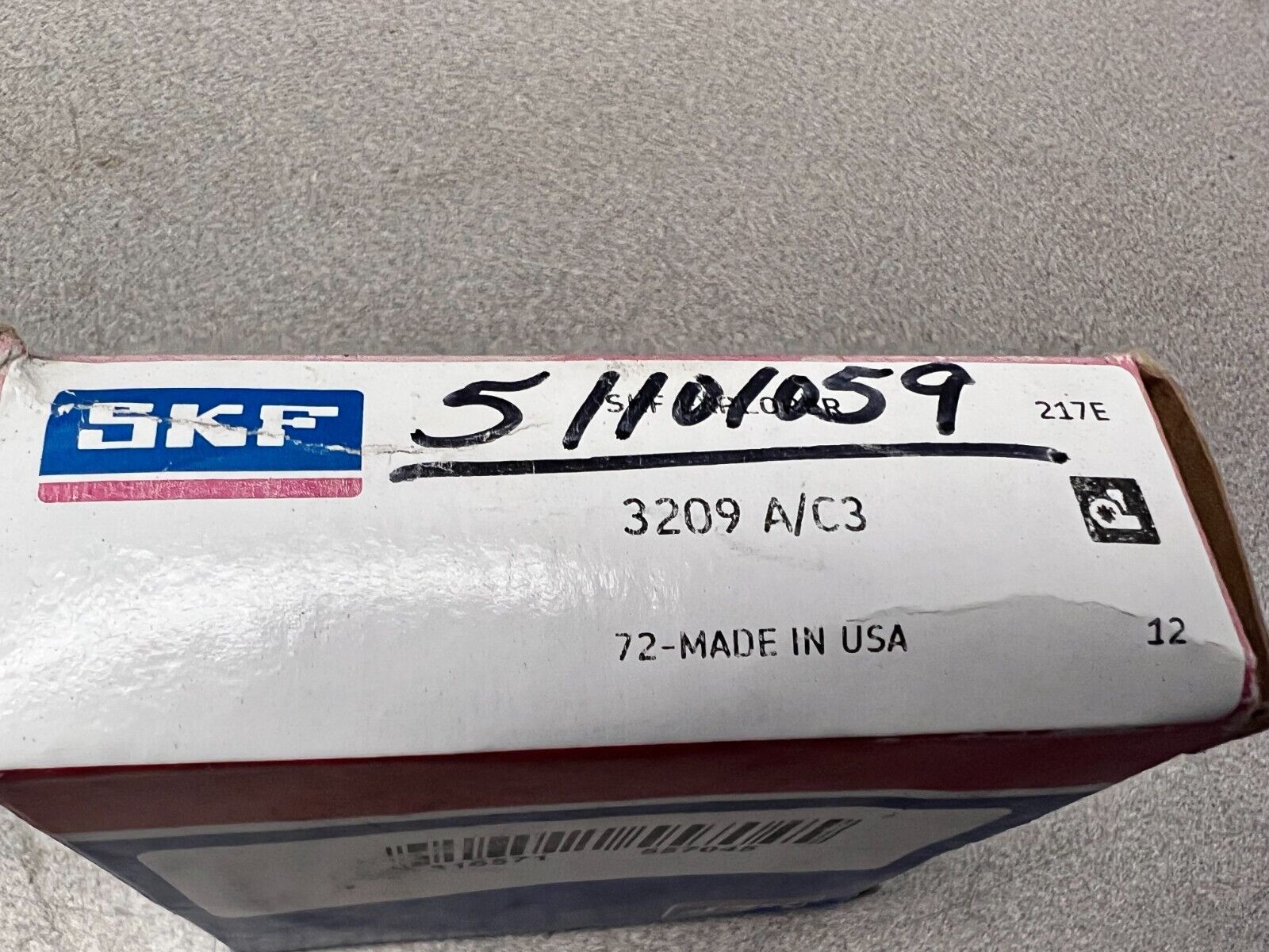 NEW IN BOX SKF BEARING 3209 A/C3