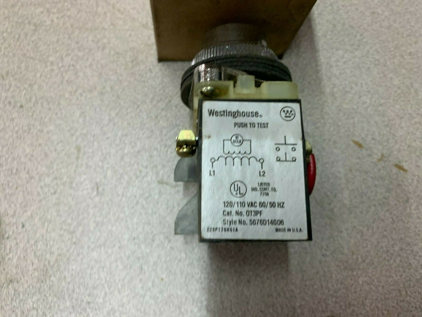 LOT OF 2 NEW IN BOX WESTINGHOUSE PILOT LIGHTS 0T3PF