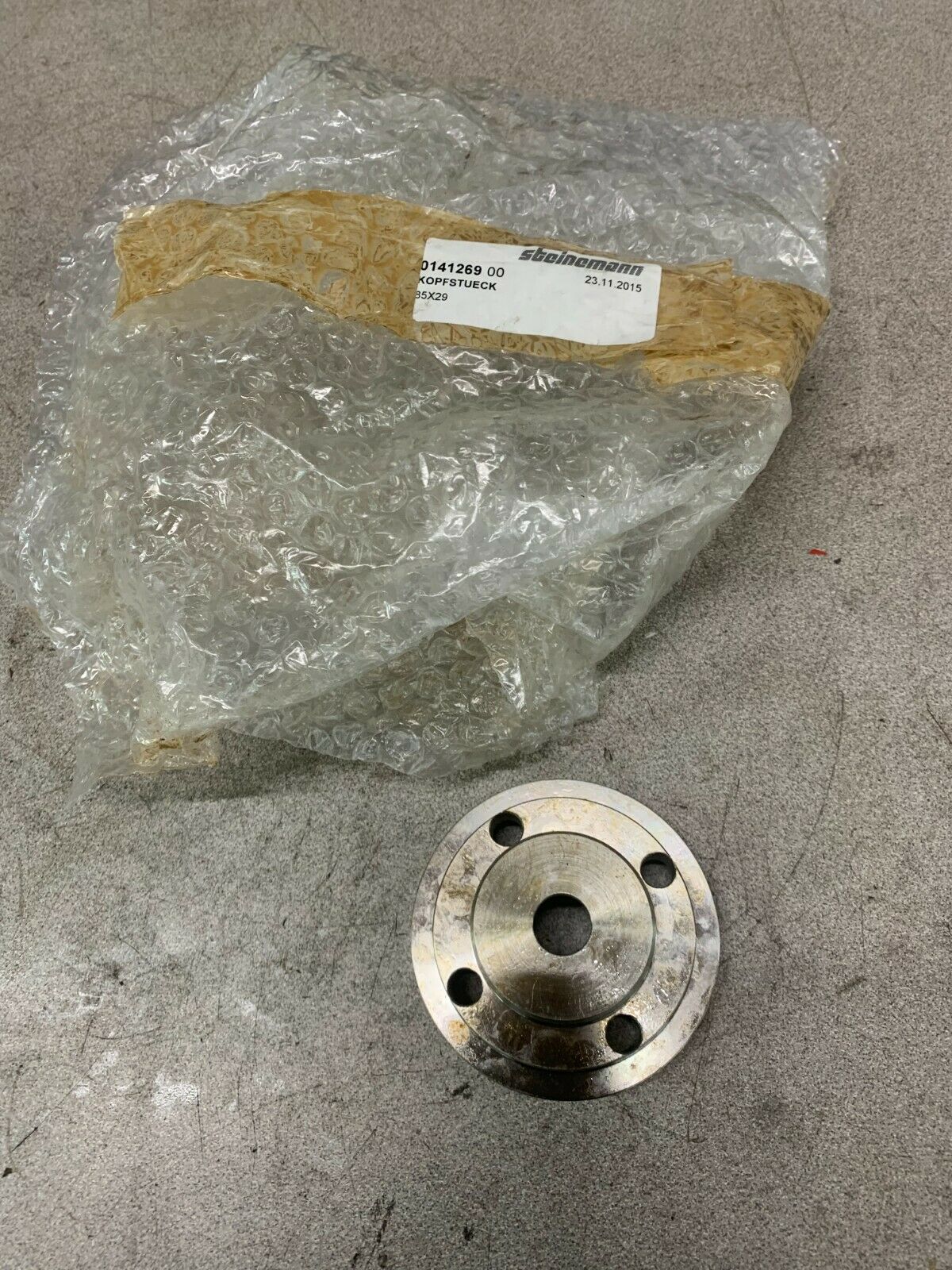 NEW NO BOX STEINEMANN 0141269 00 PART KOPFSTUECK 85X29