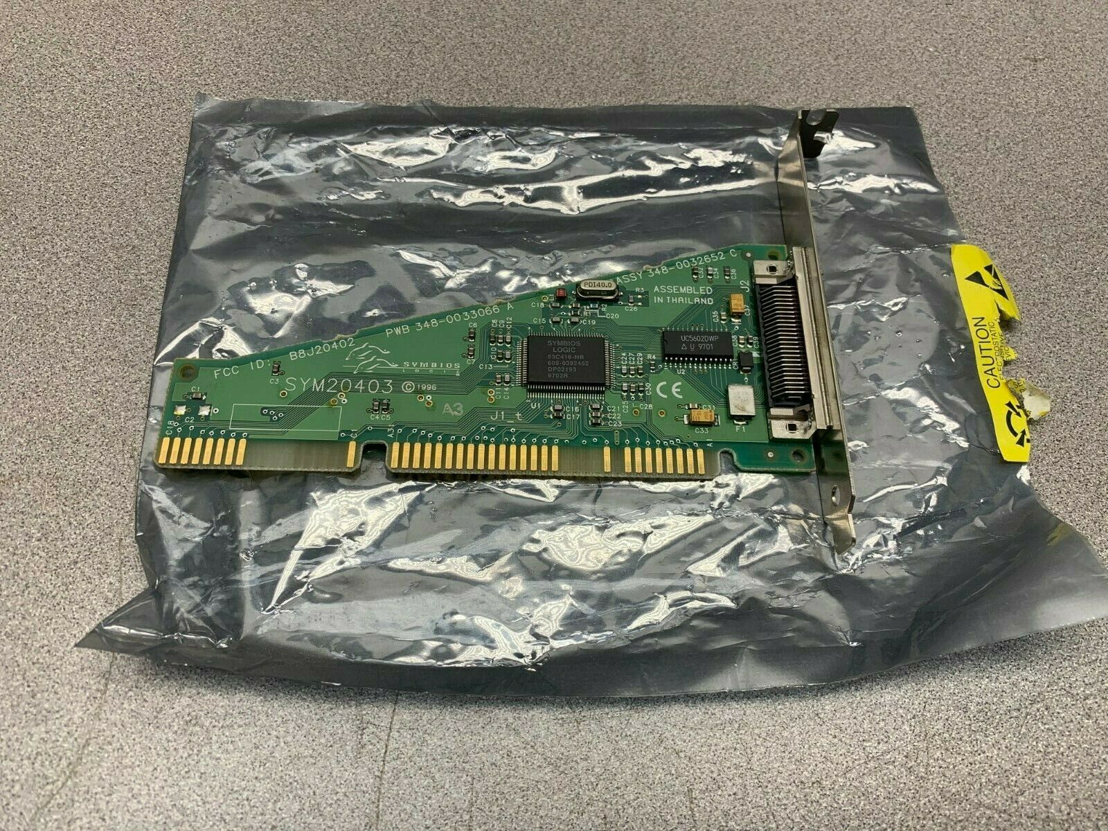 NEW SYMBIOS LOGIC SYM20403 SCSI ADAPTER PWB 348-0033066 A ASSEMBLY 348-0032652 C